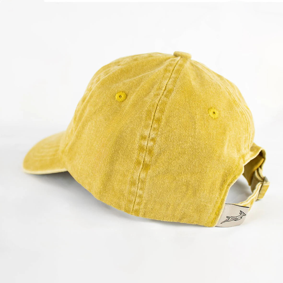 Springboks Natural Emb Dad Cap-Mustard
