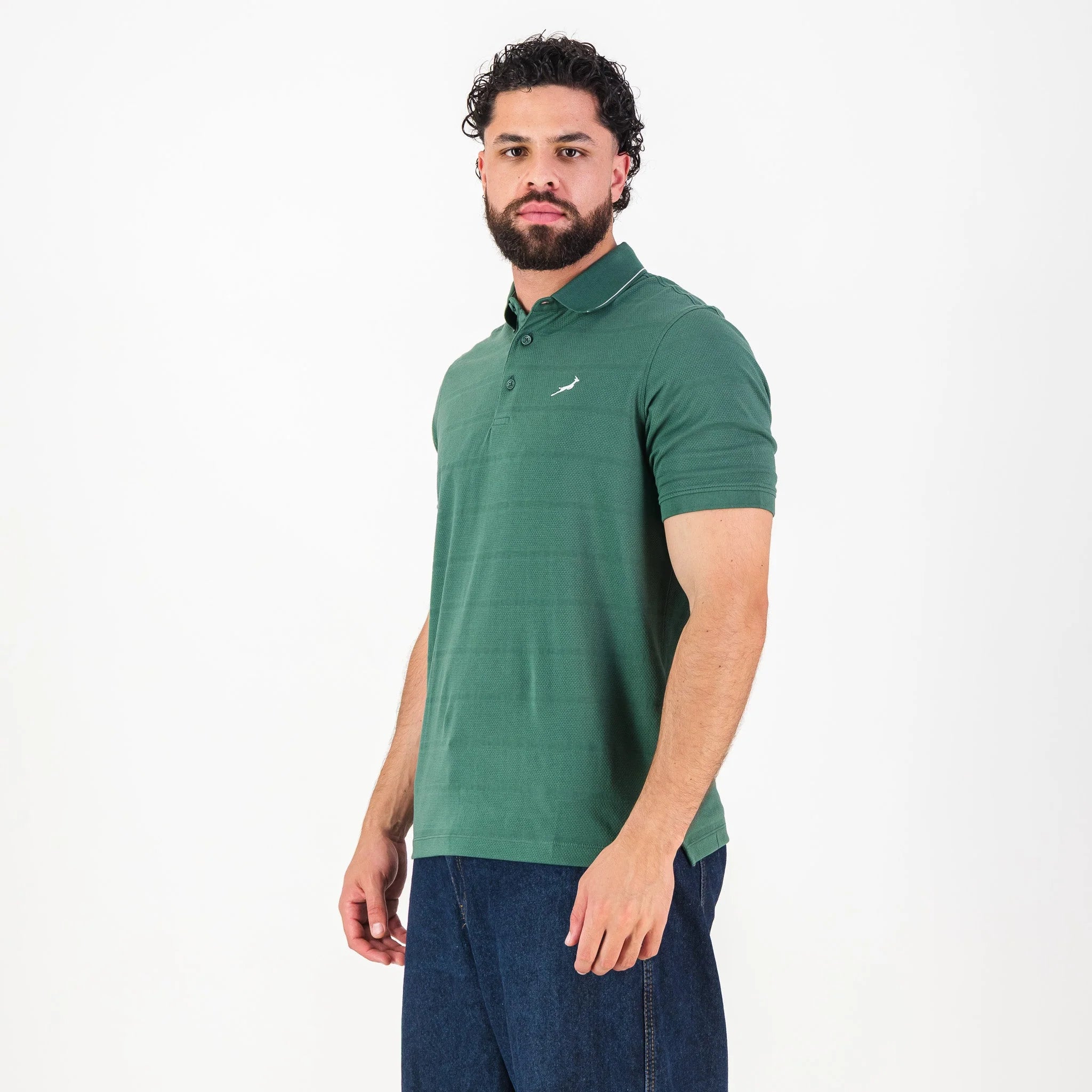 Springboks Golf SS Polo-OS Green