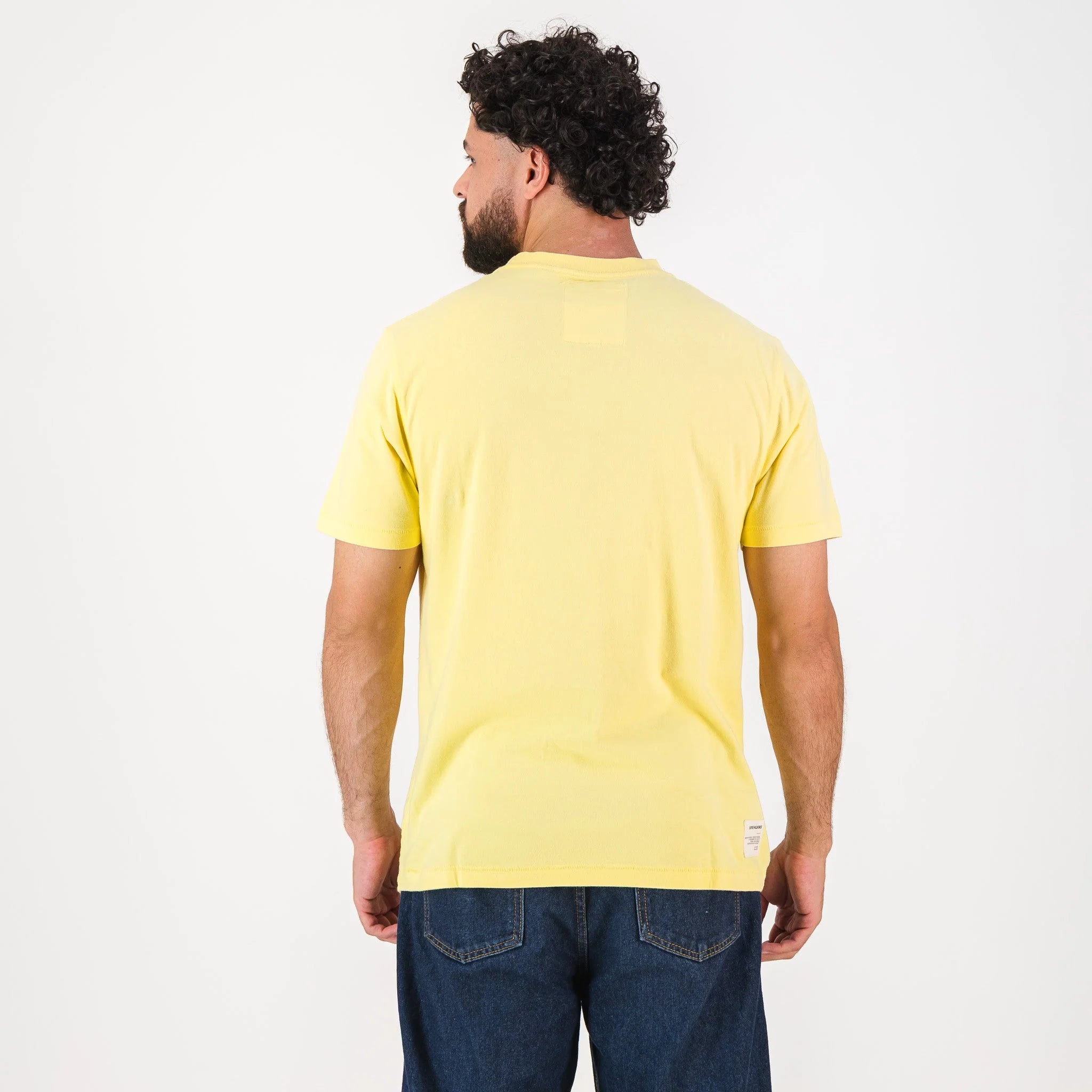 Springboks SML Bok HS Regular Crew Tee - Sunshine