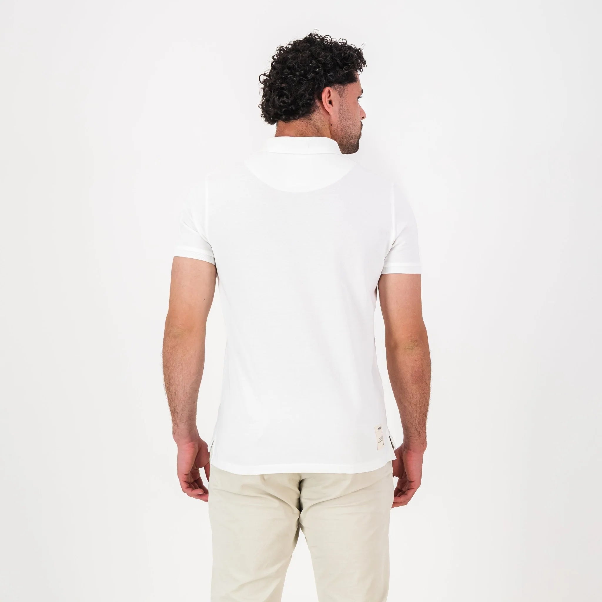 Springboks Vintage SB EMB 2 B SS Polo - White