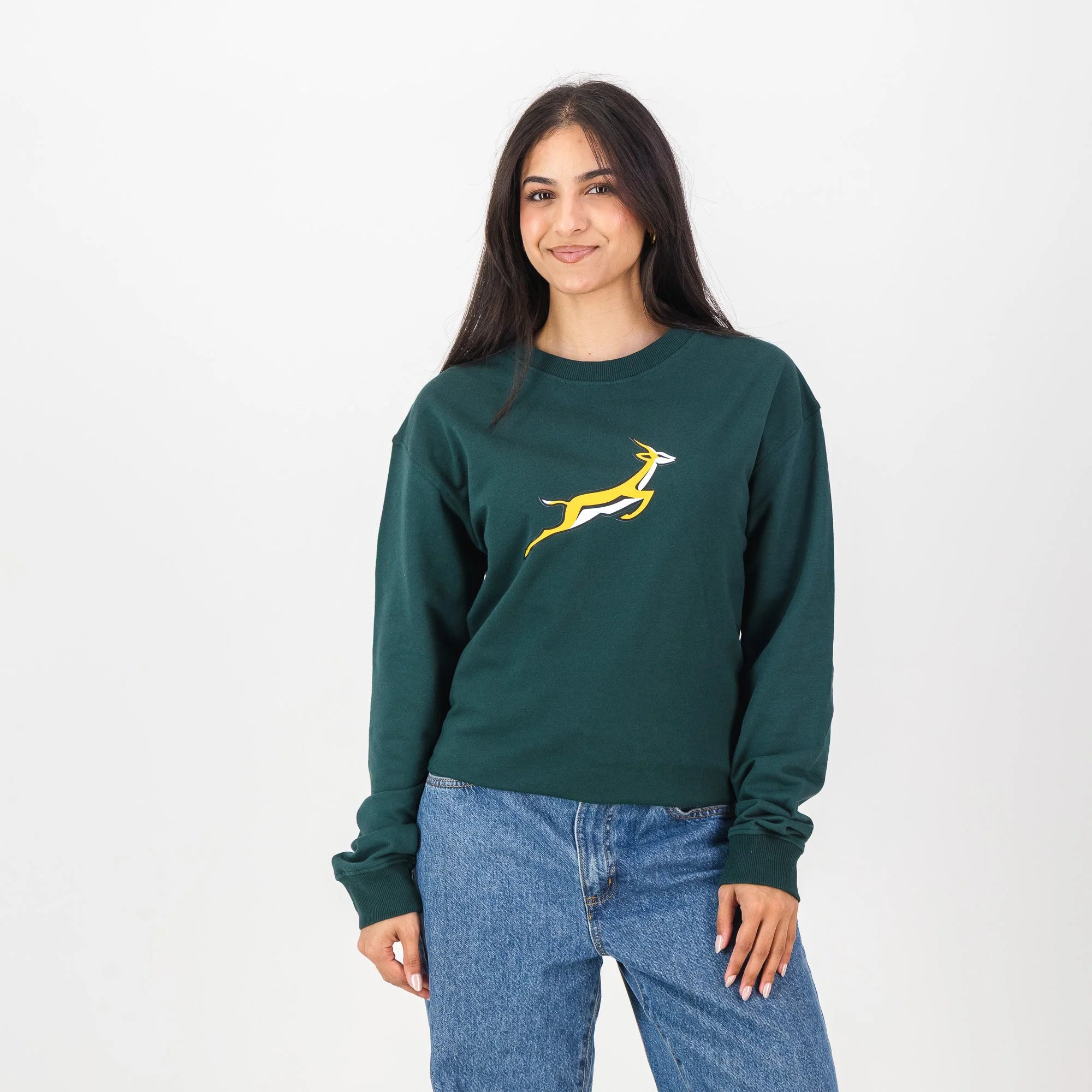 Springboks WL Crew Neck Sweat-OS Green
