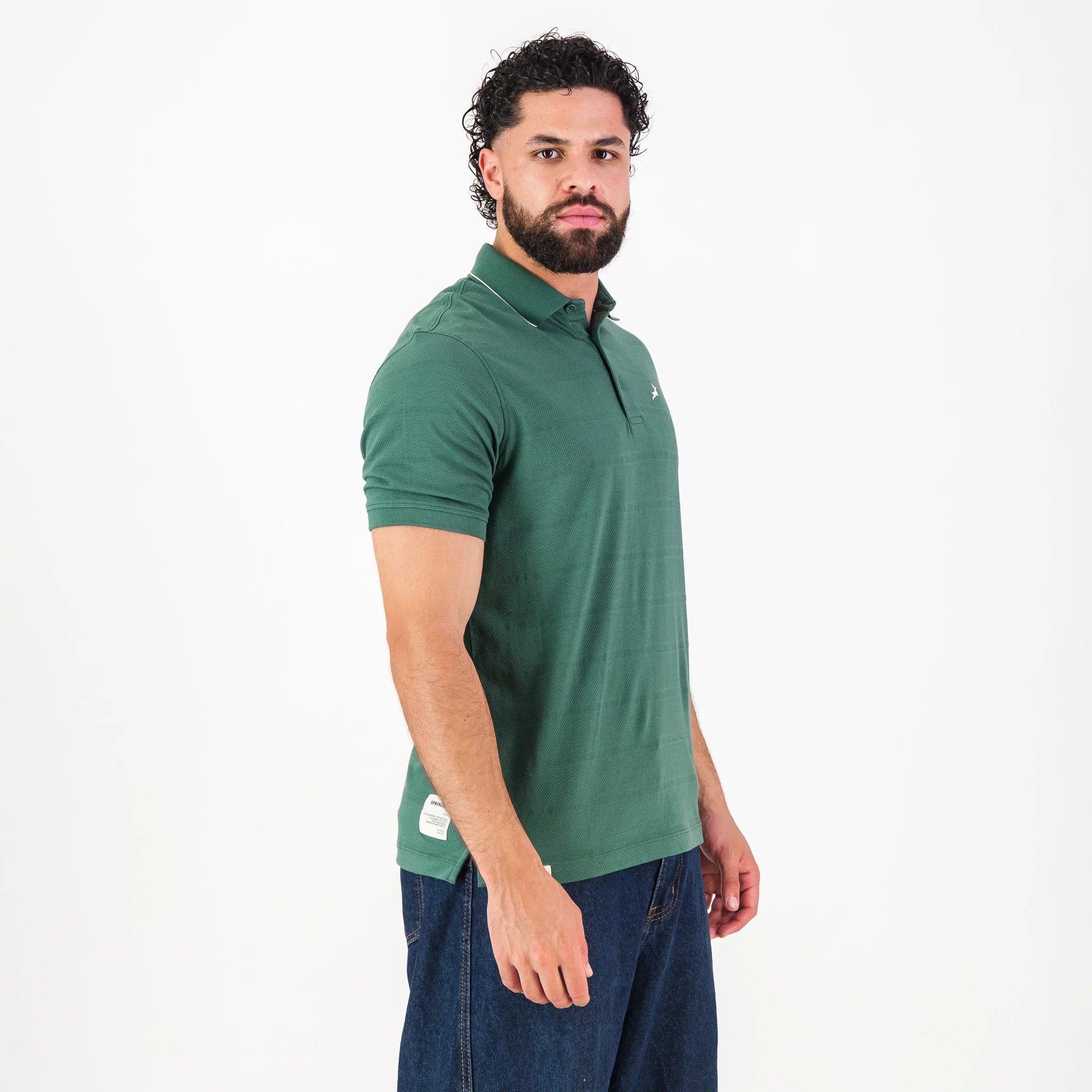 Springboks Golf SS Polo-OS Green