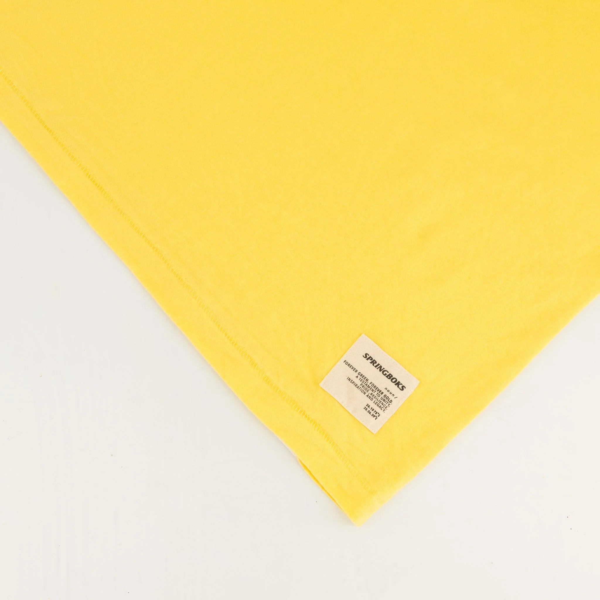 Springboks SML Bok HS Regular Crew Tee - Sunshine