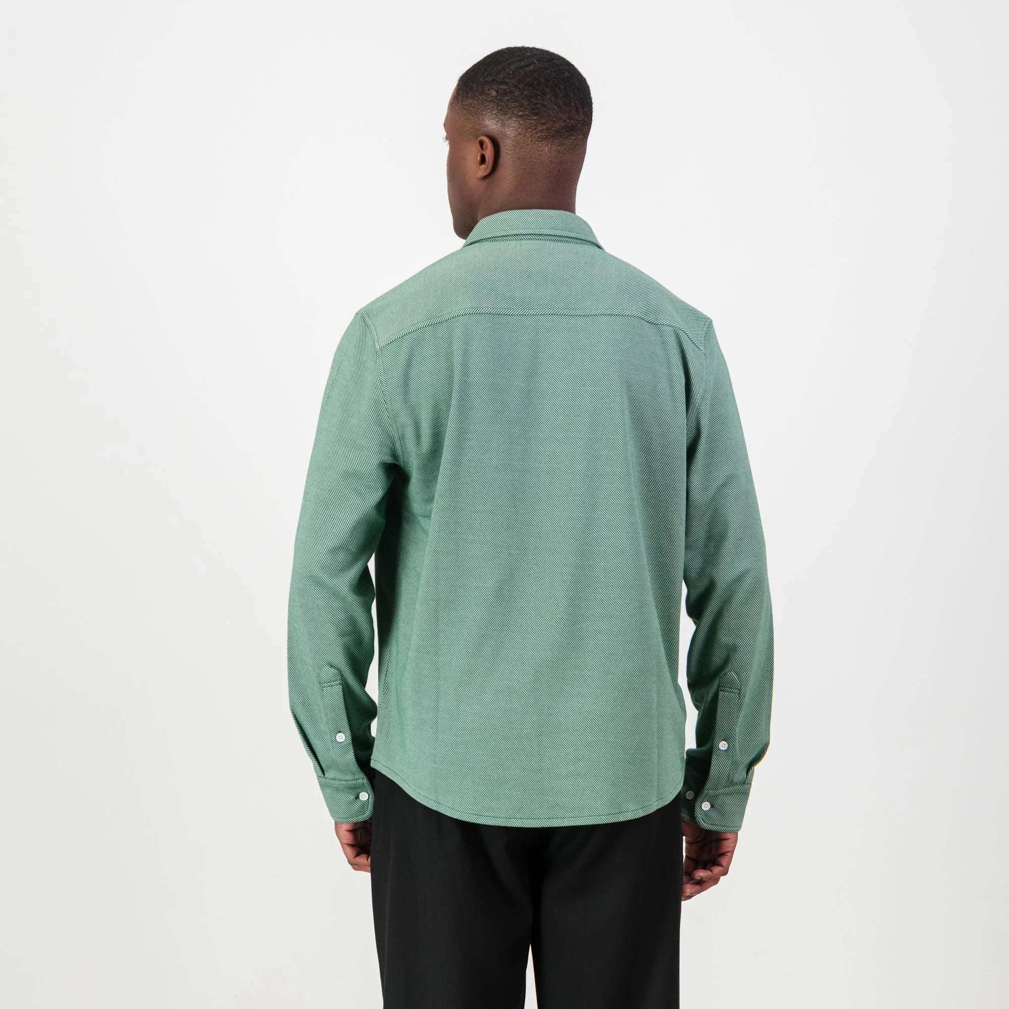 Springboks Jacquard Long Sleeve Shirt – Springbok Green