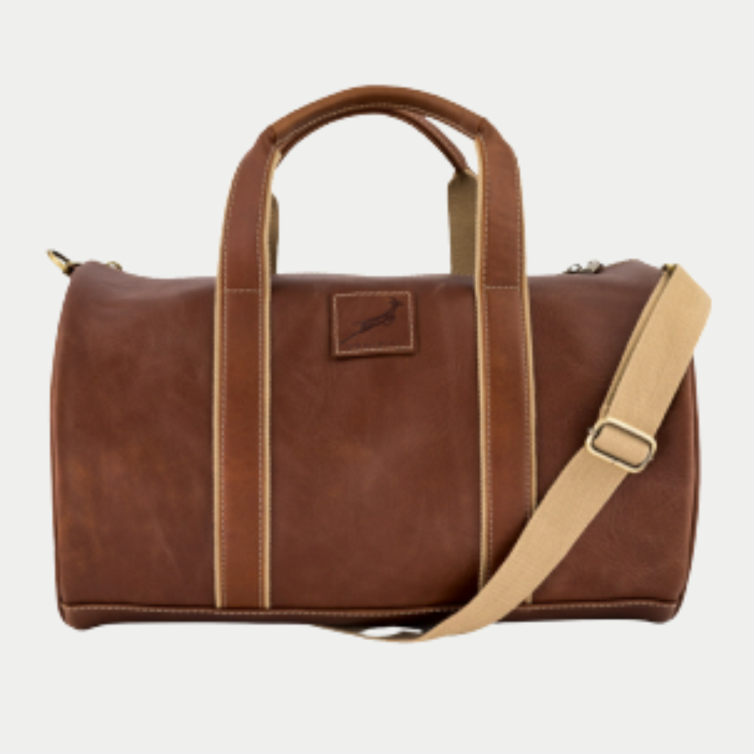 Springboks Golf Duffle Bag-Dark Brown