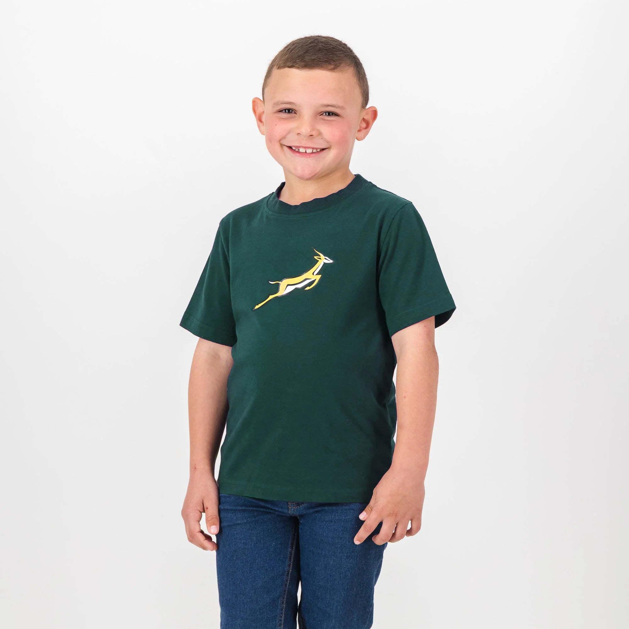 Springboks WL Kids Bok Regular Tee-OS Green