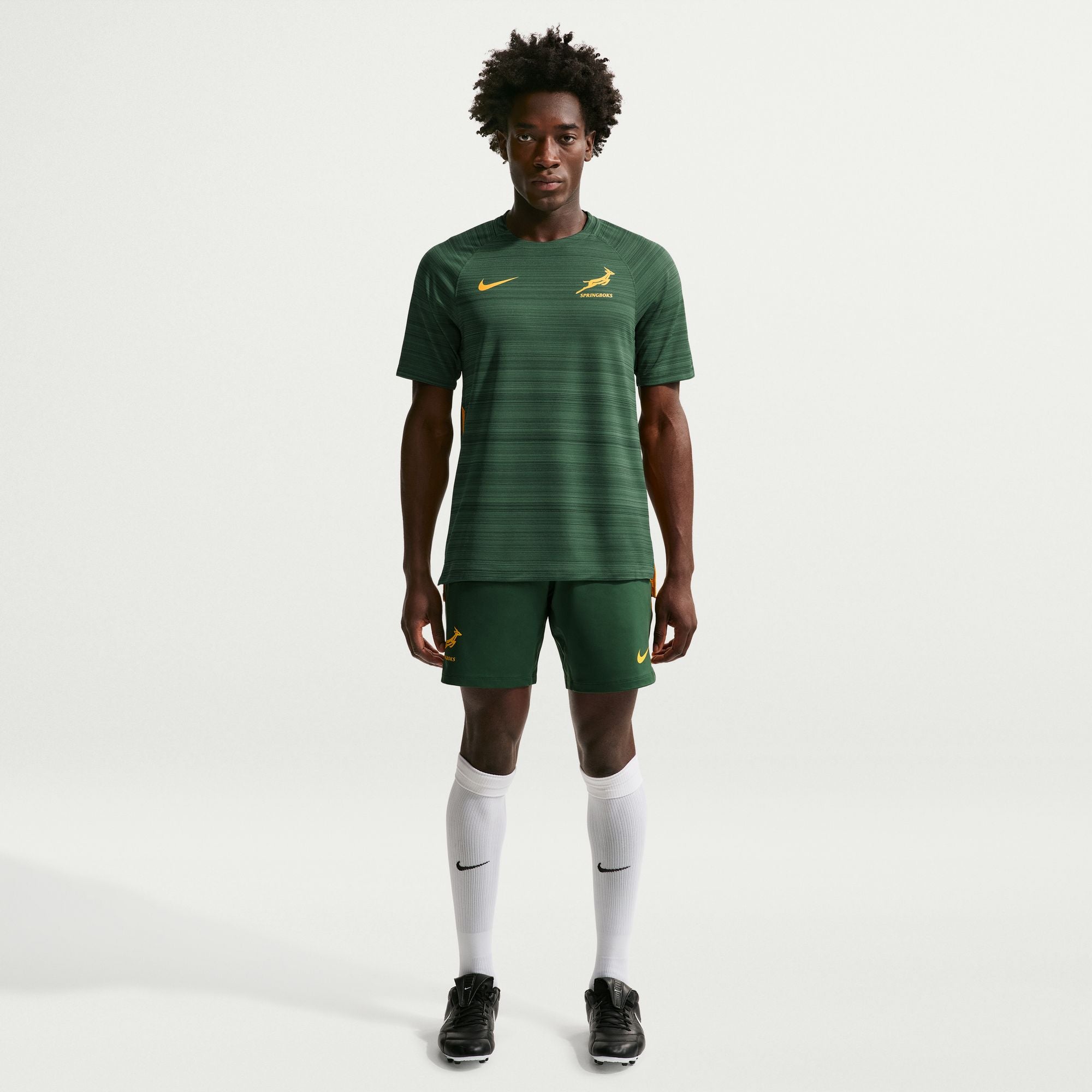 Springboks Nike Mens Training Short Sleeve Top Gorge Green