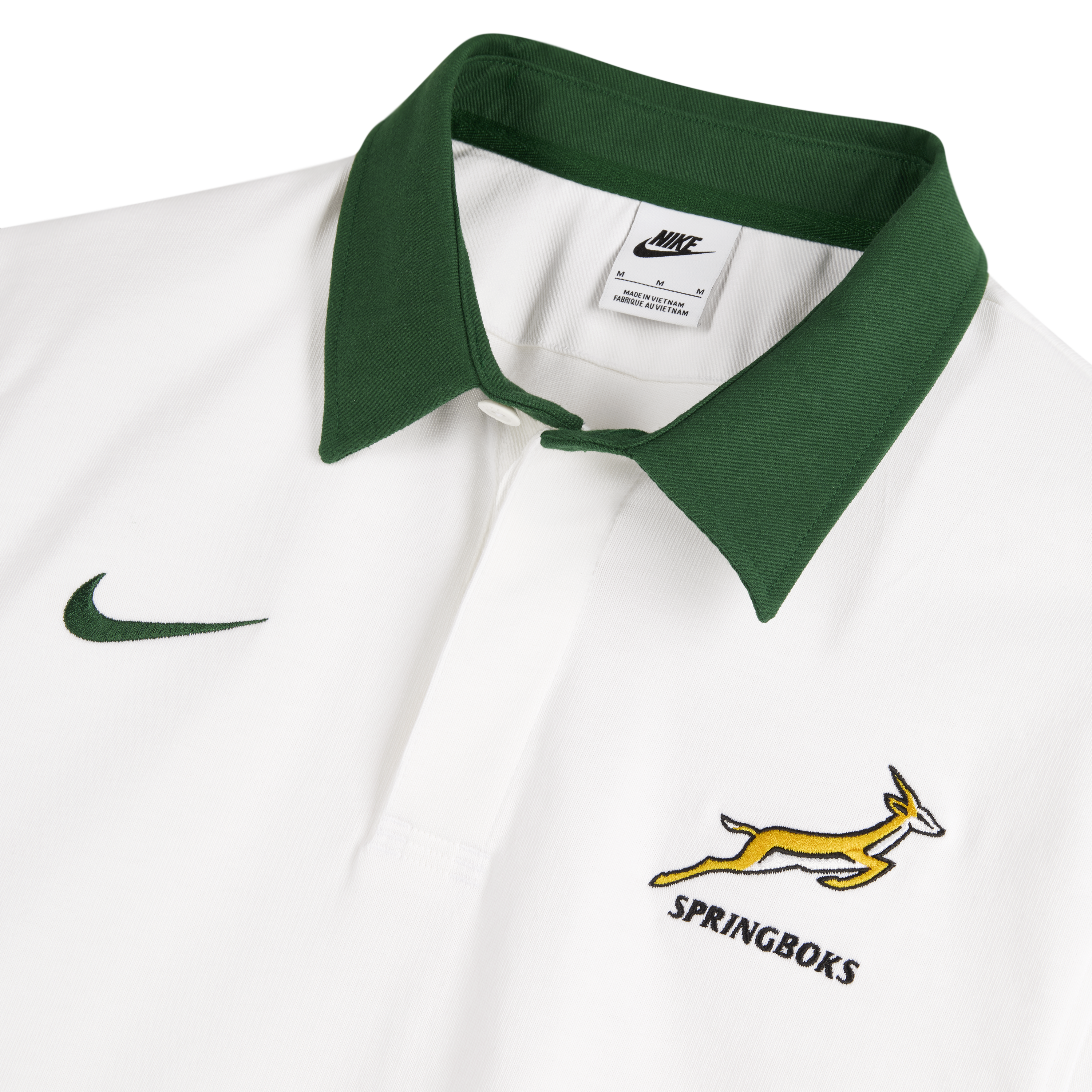 Springboks Nike Mens Short Sleeve Rugby Away White