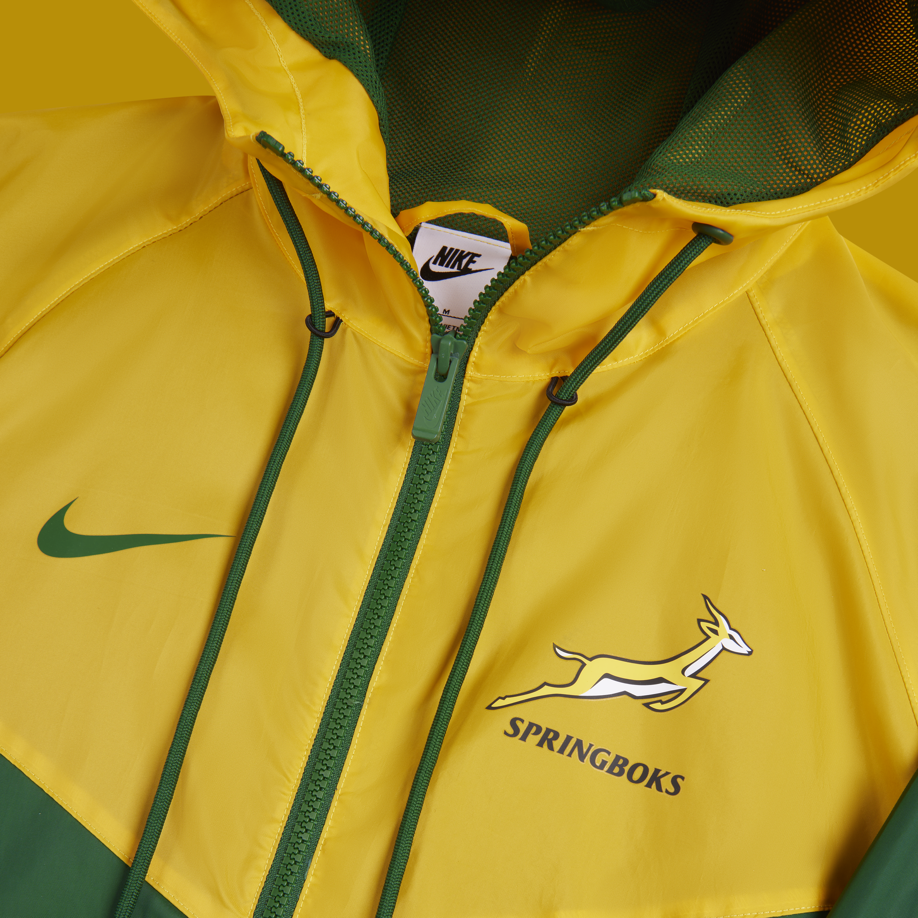 Springboks Nike Mens Windrunner Jacket Gorge Green