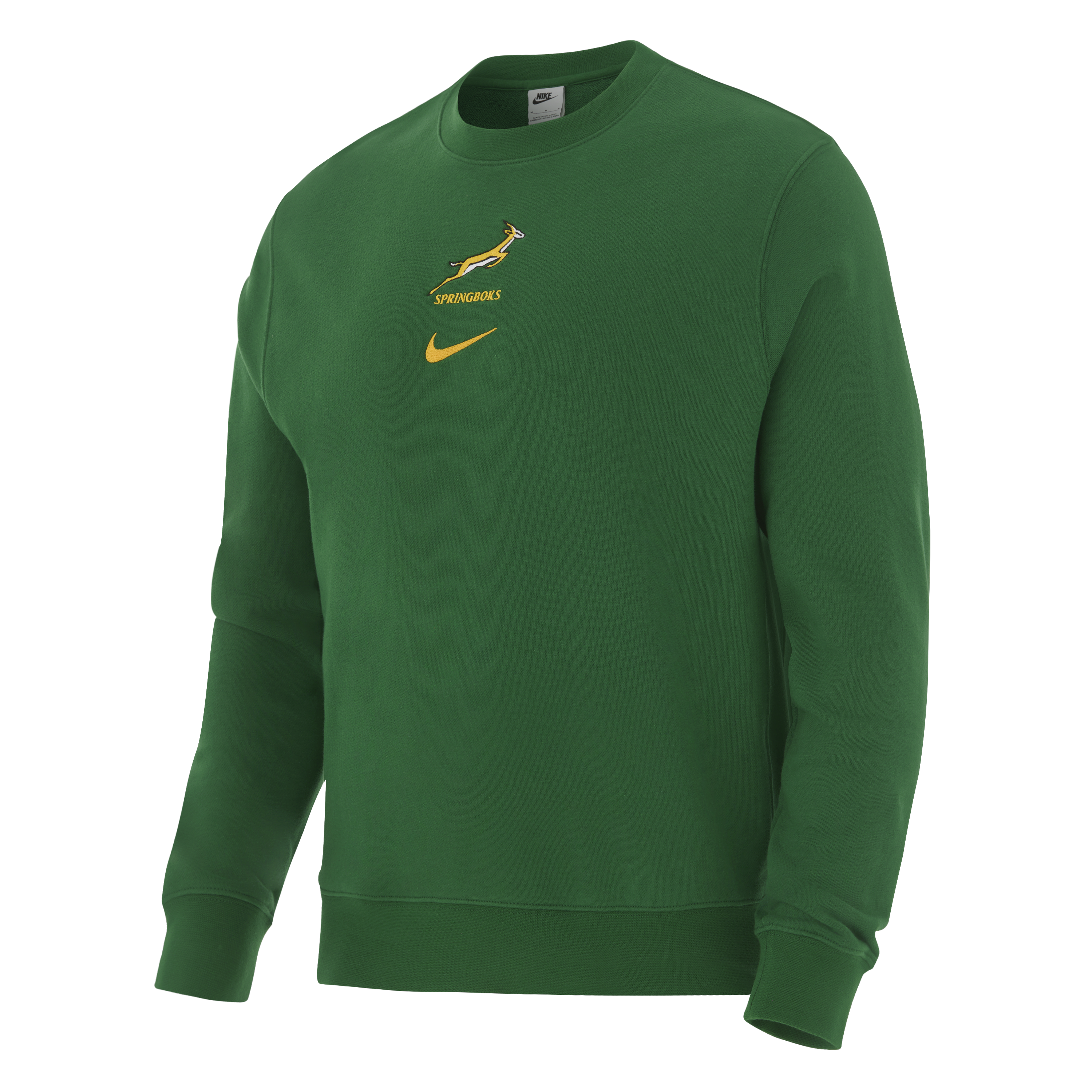 Springboks Nike Mens Crew Sweatshirt Gorge Green