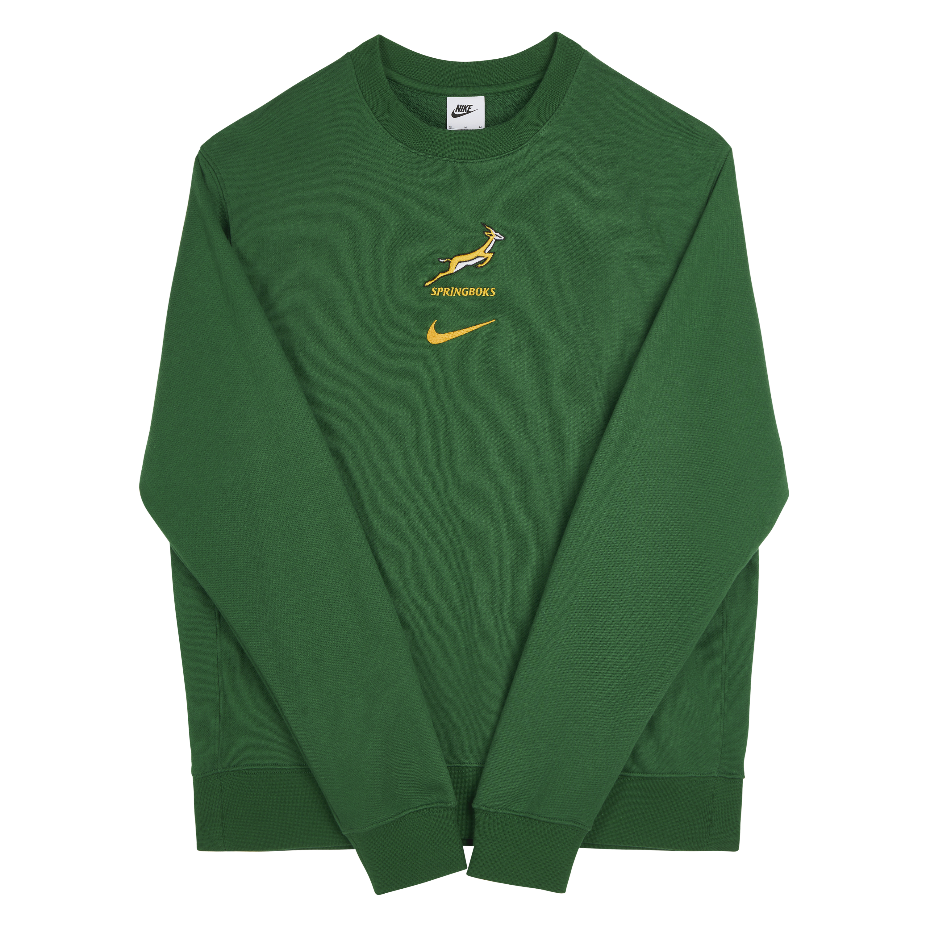 Springboks Nike Mens Crew Sweatshirt Gorge Green