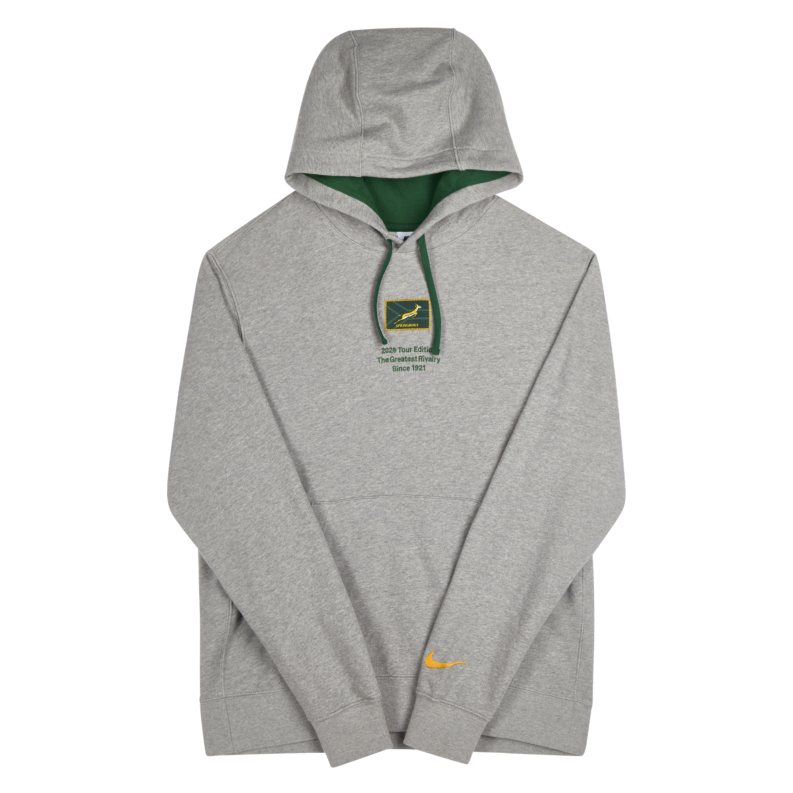 Springboks Nike Bokke Rugby's Greatest Rivalry Pullover Hoodie Dark Grey Heather
