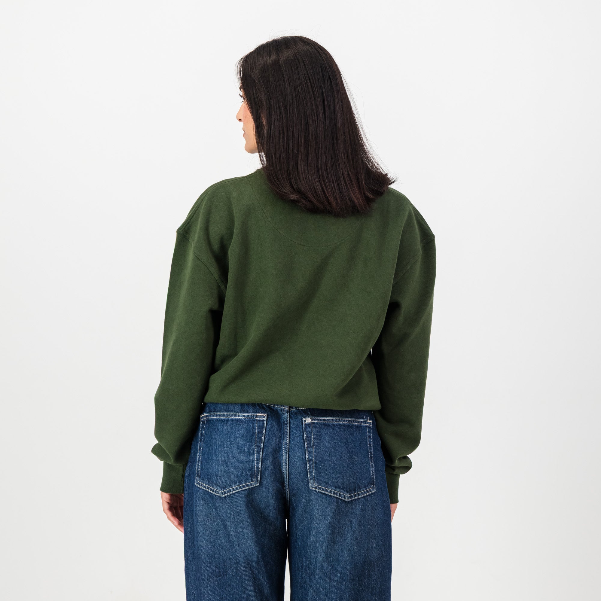 Springboks HS Small logo Crew Sweat - Military Olive