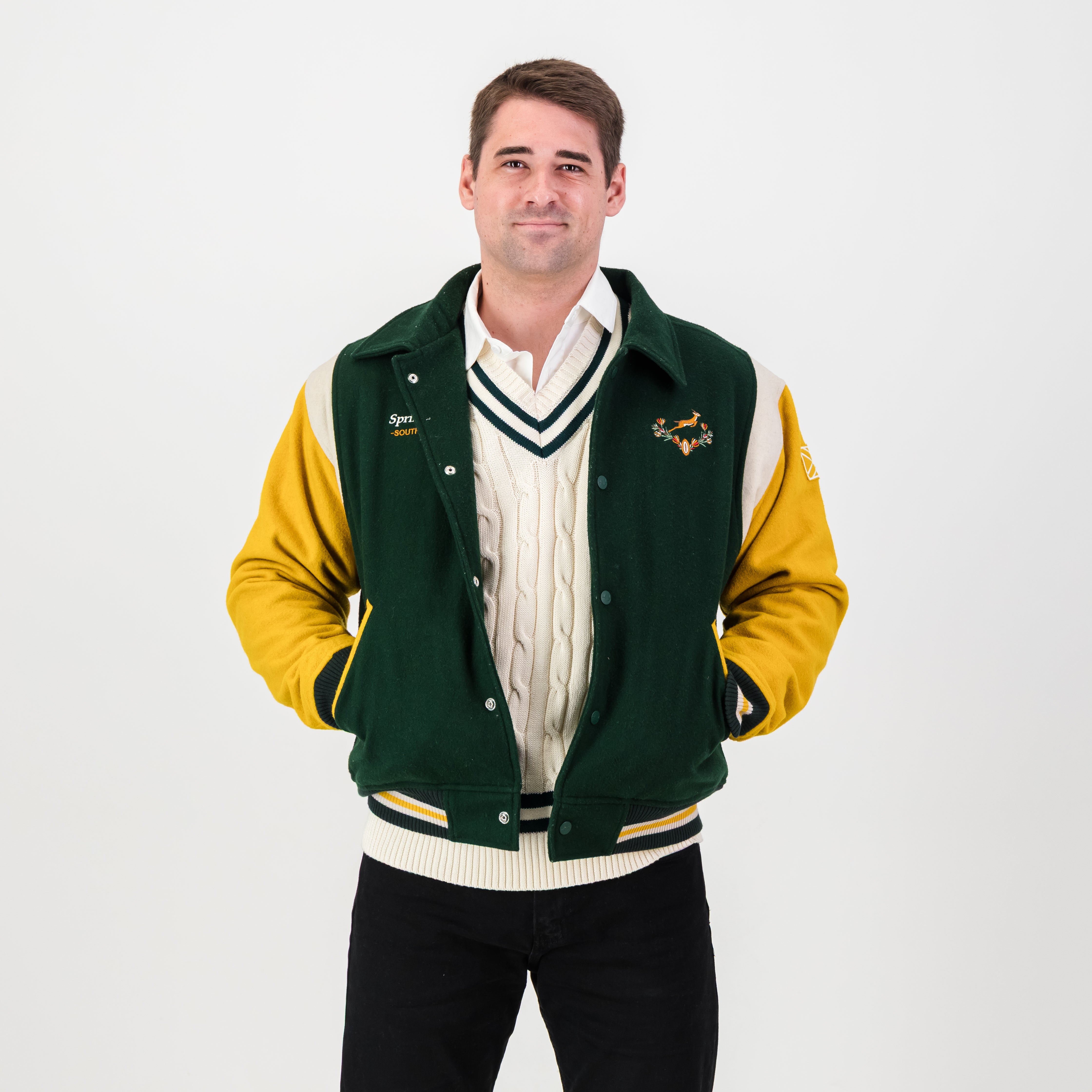 Springboks Wool Bomber Jacket