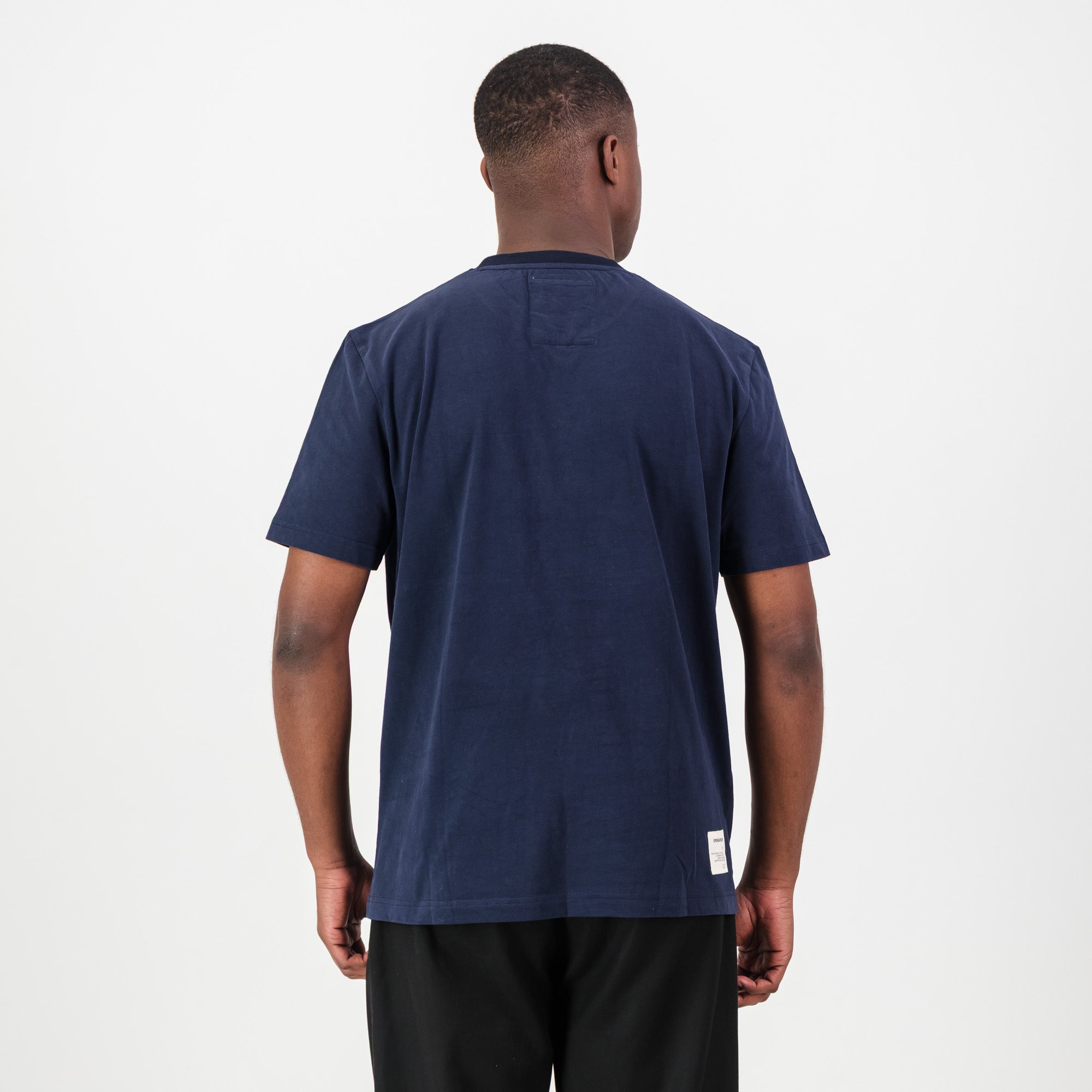 Springboks Artistic Regular Crew Tee-Navy