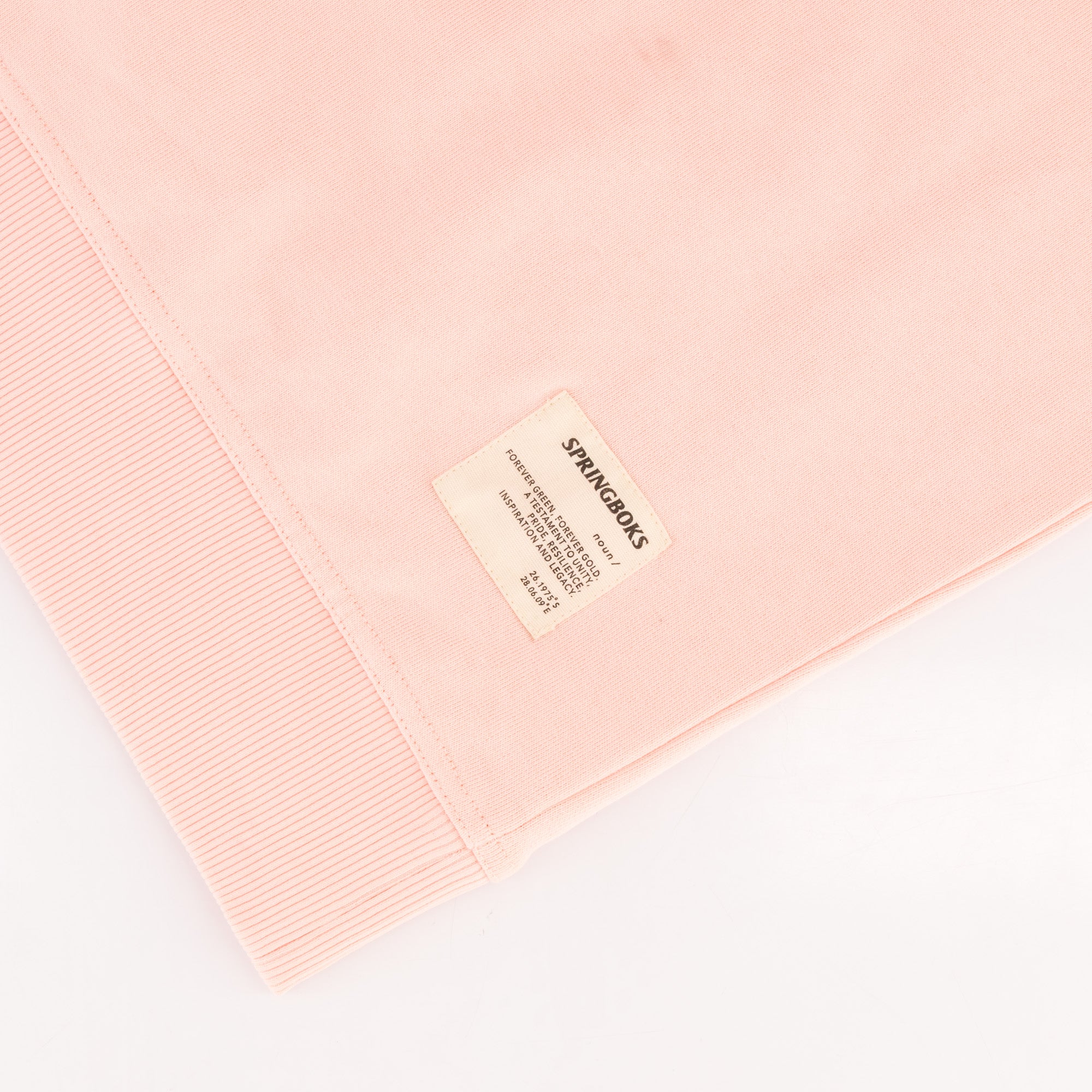 Springboks Metal Rivet Crew Sweat-Rose Quartz