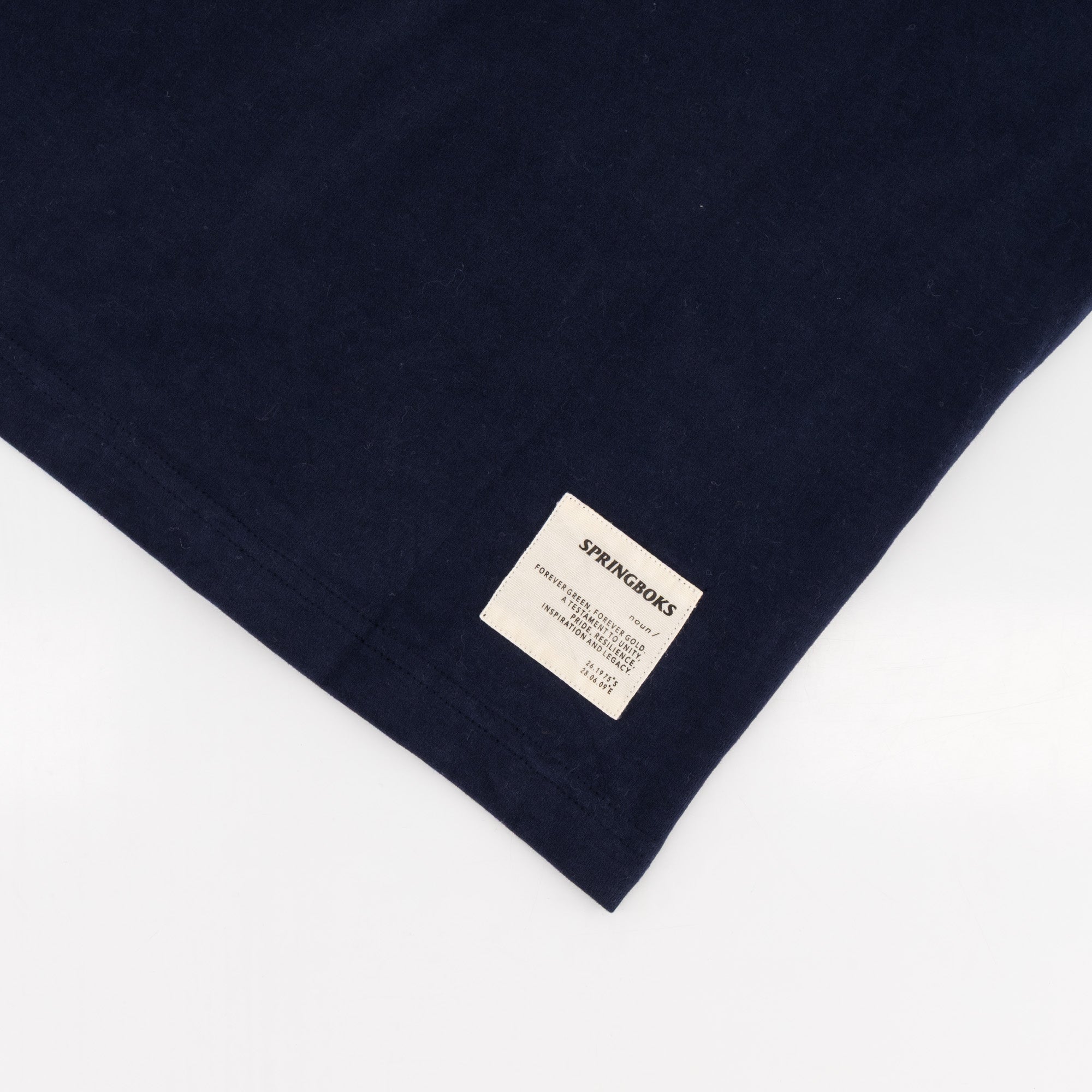 Springboks Artistic Regular Crew Tee-Navy