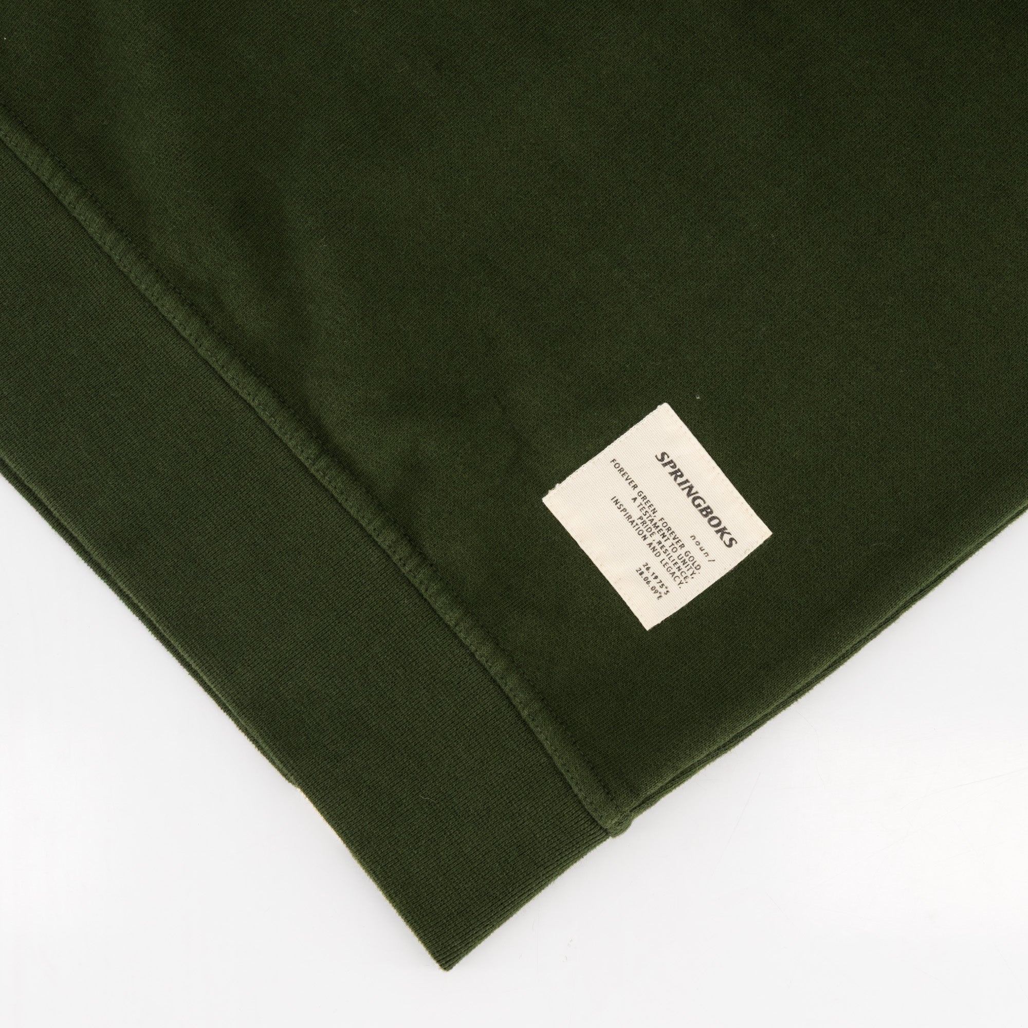Springboks HS Small logo Crew Sweat - Military Olive