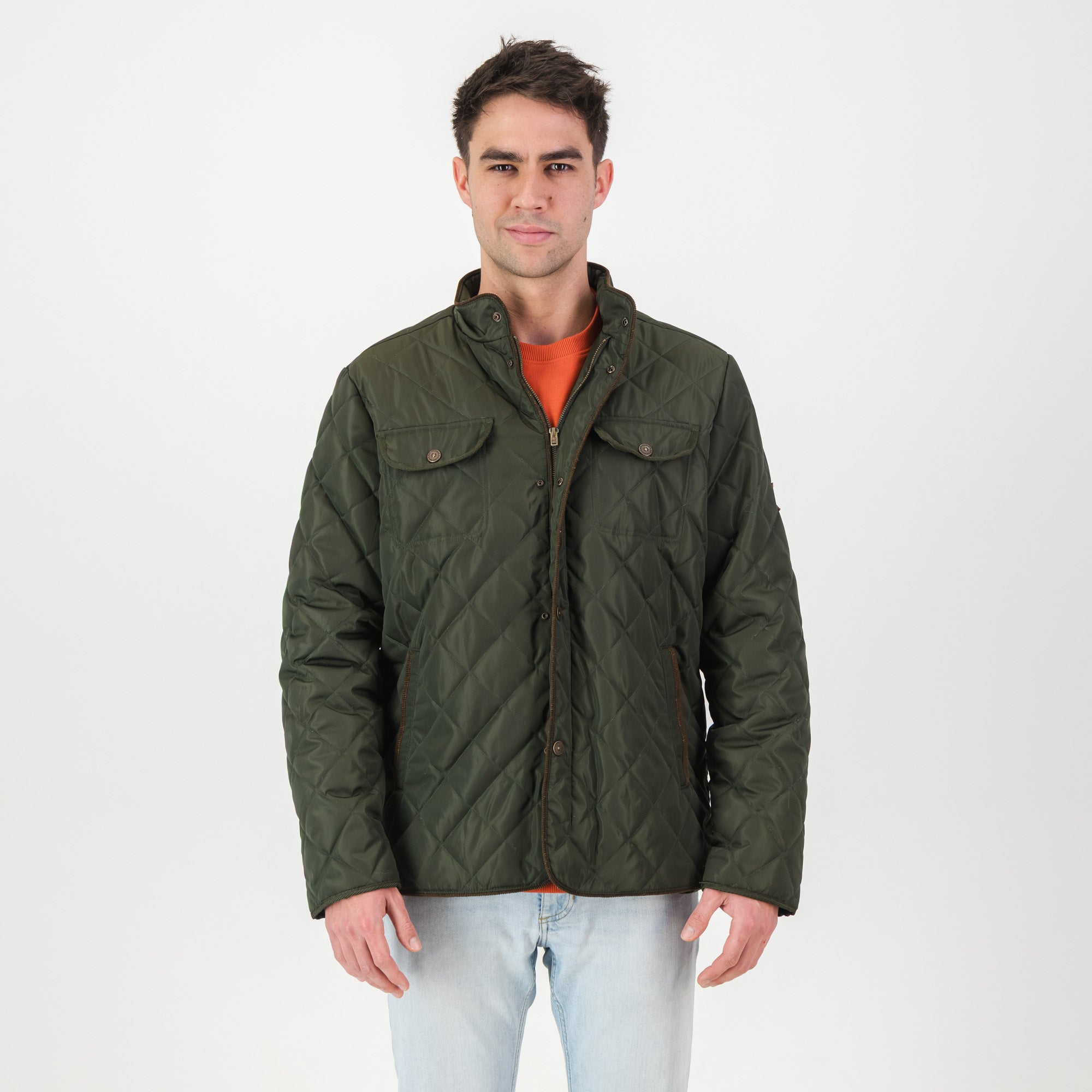 Springboks Barbour Jacket-Forest Green