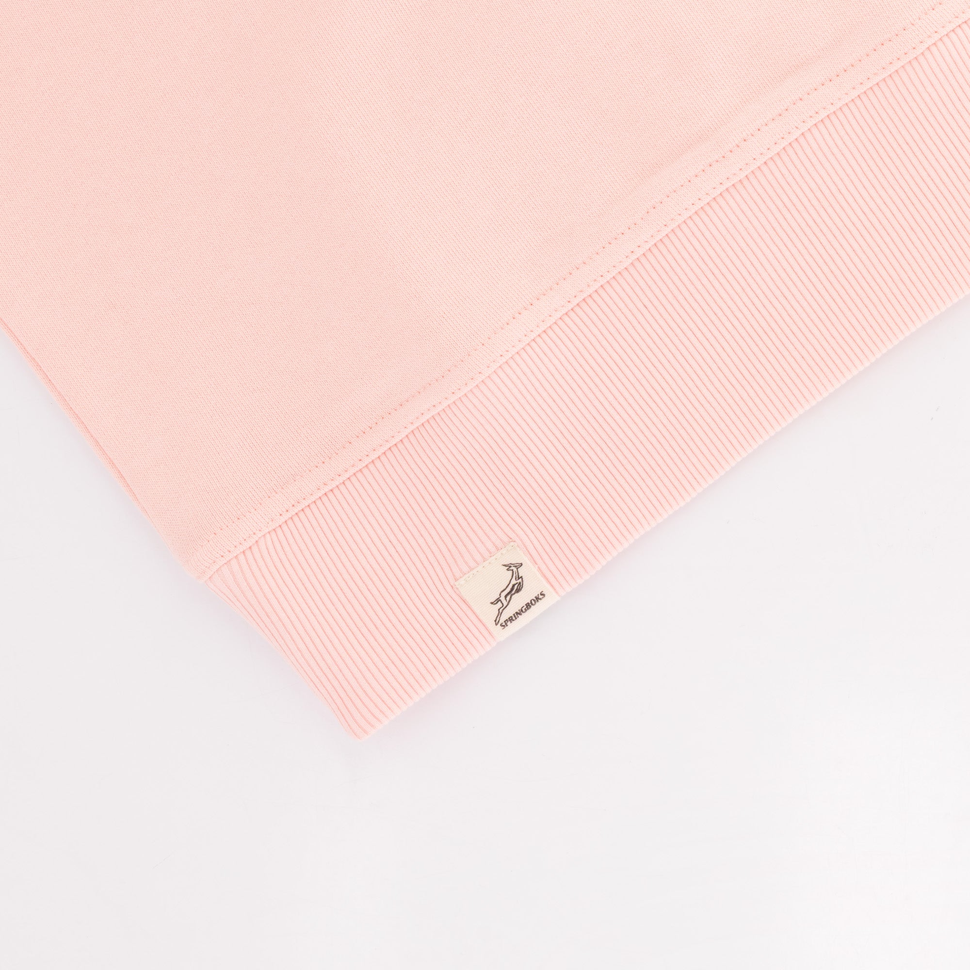 Springboks Metal Rivet Crew Sweat-Rose Quartz
