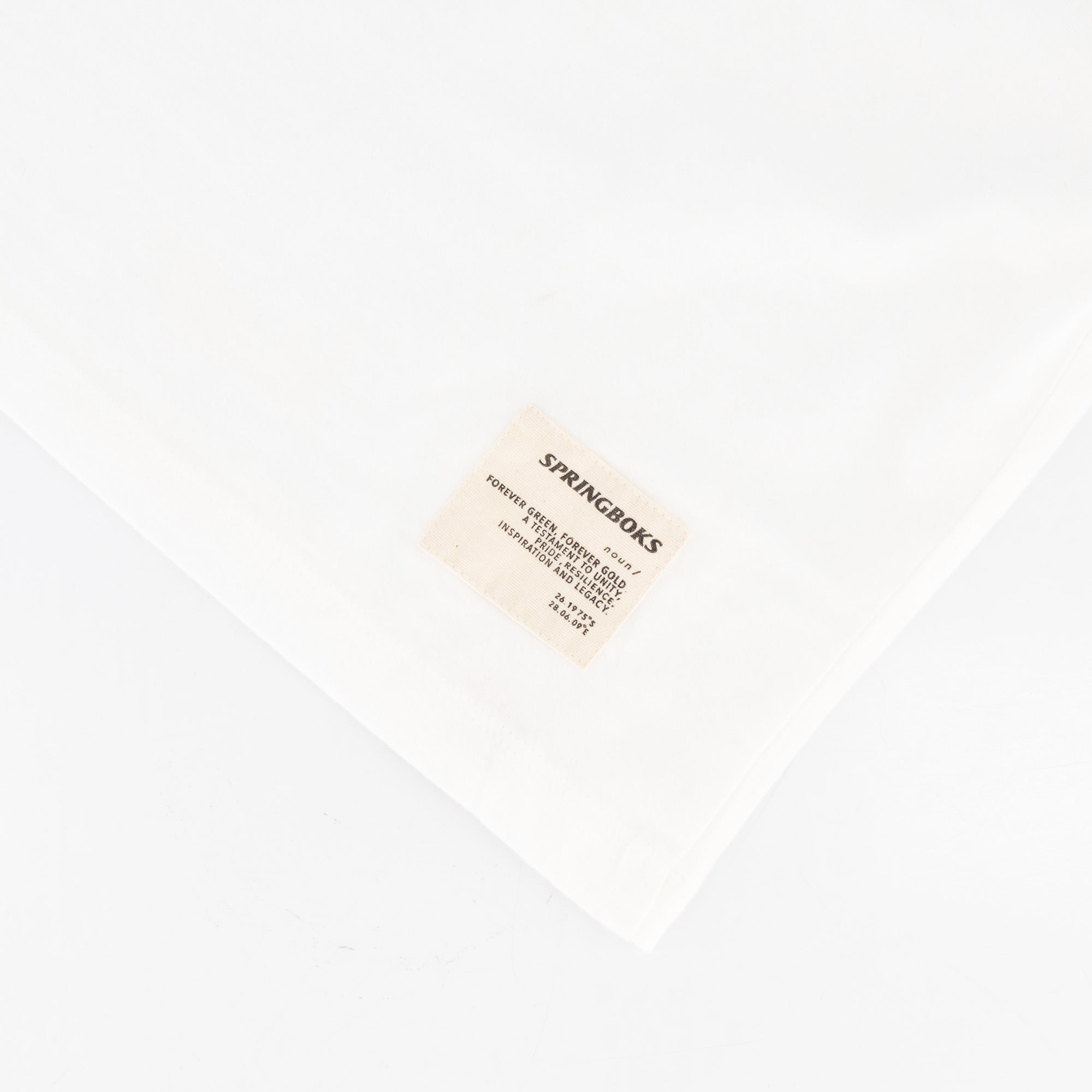 Springboks Ringer Crop Crew Tee - White
