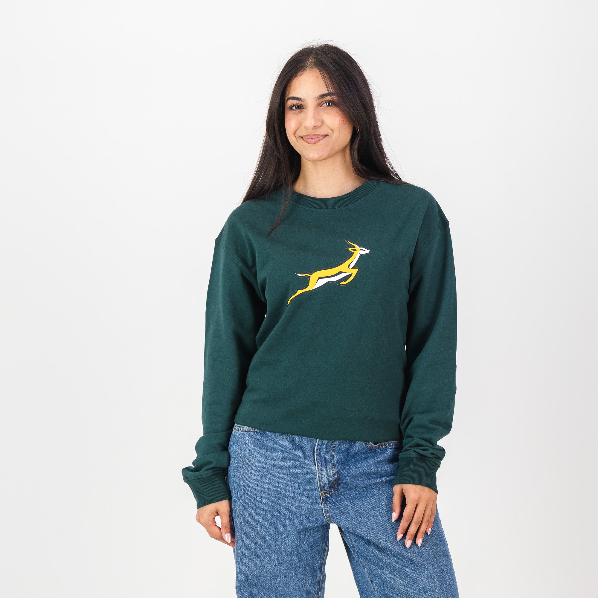 Springboks WL Crew Neck Sweat-OS Green
