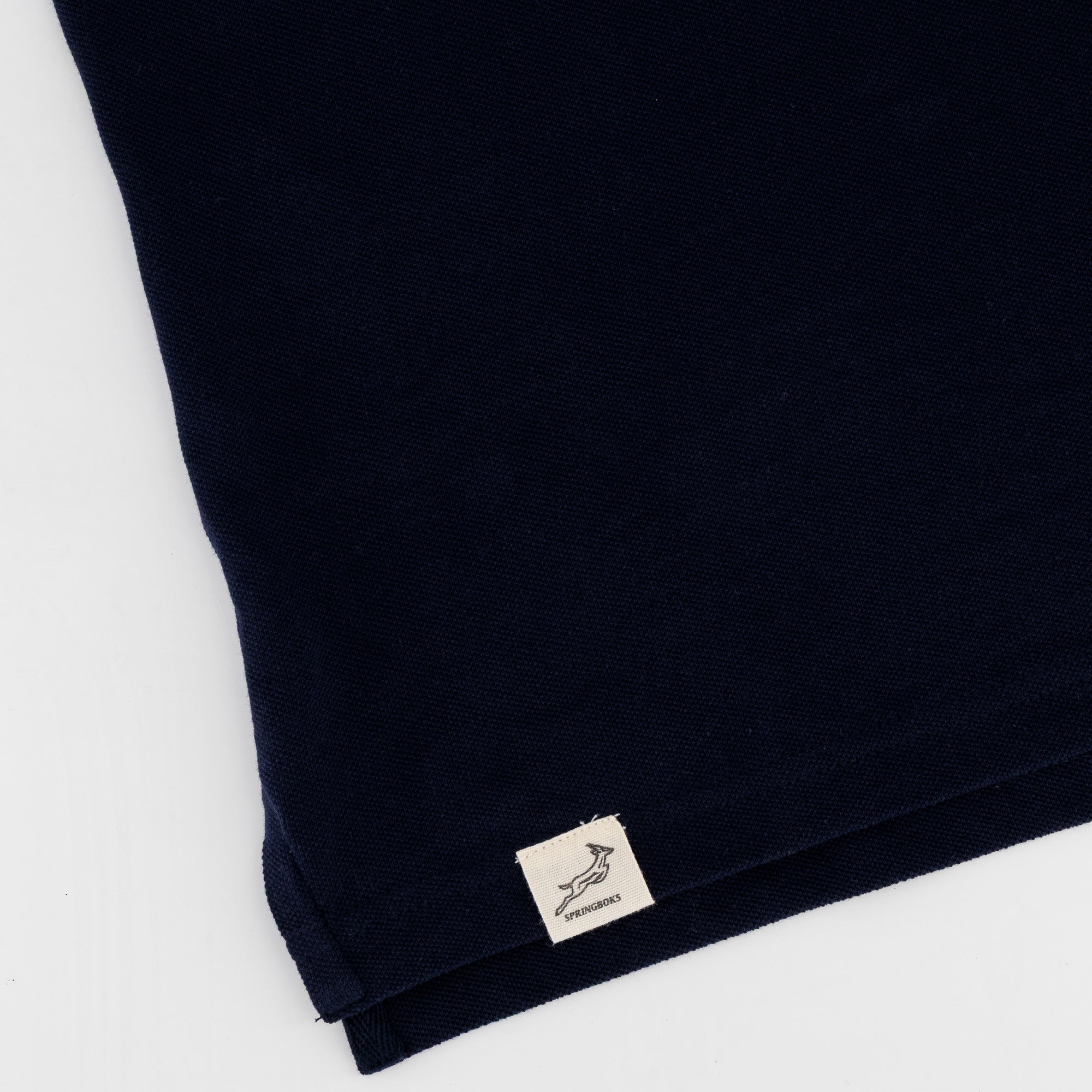 Springboks Nat Badge Boxy Crew Tee-Navy