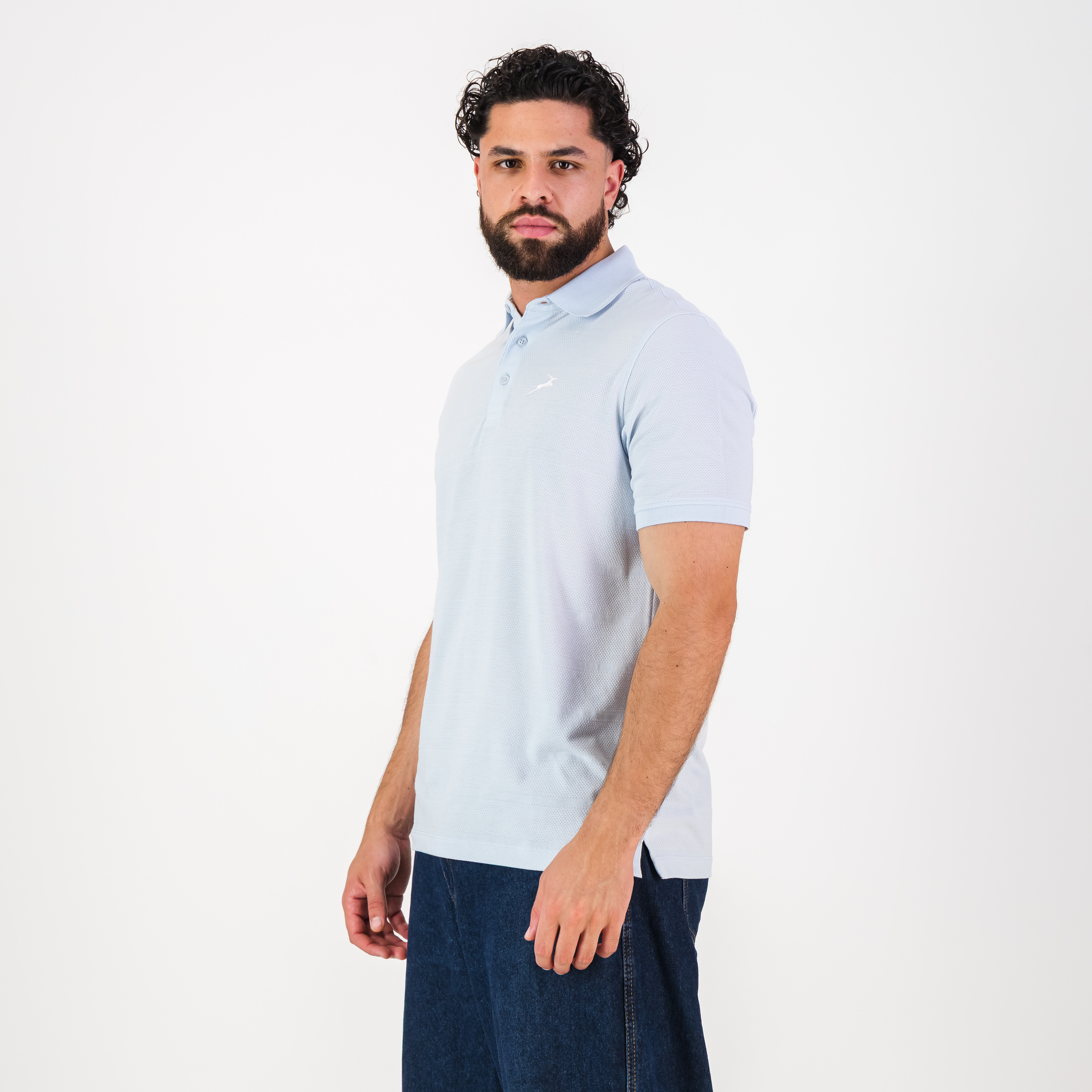 Springboks Golf SS Polo- Old Money Blue