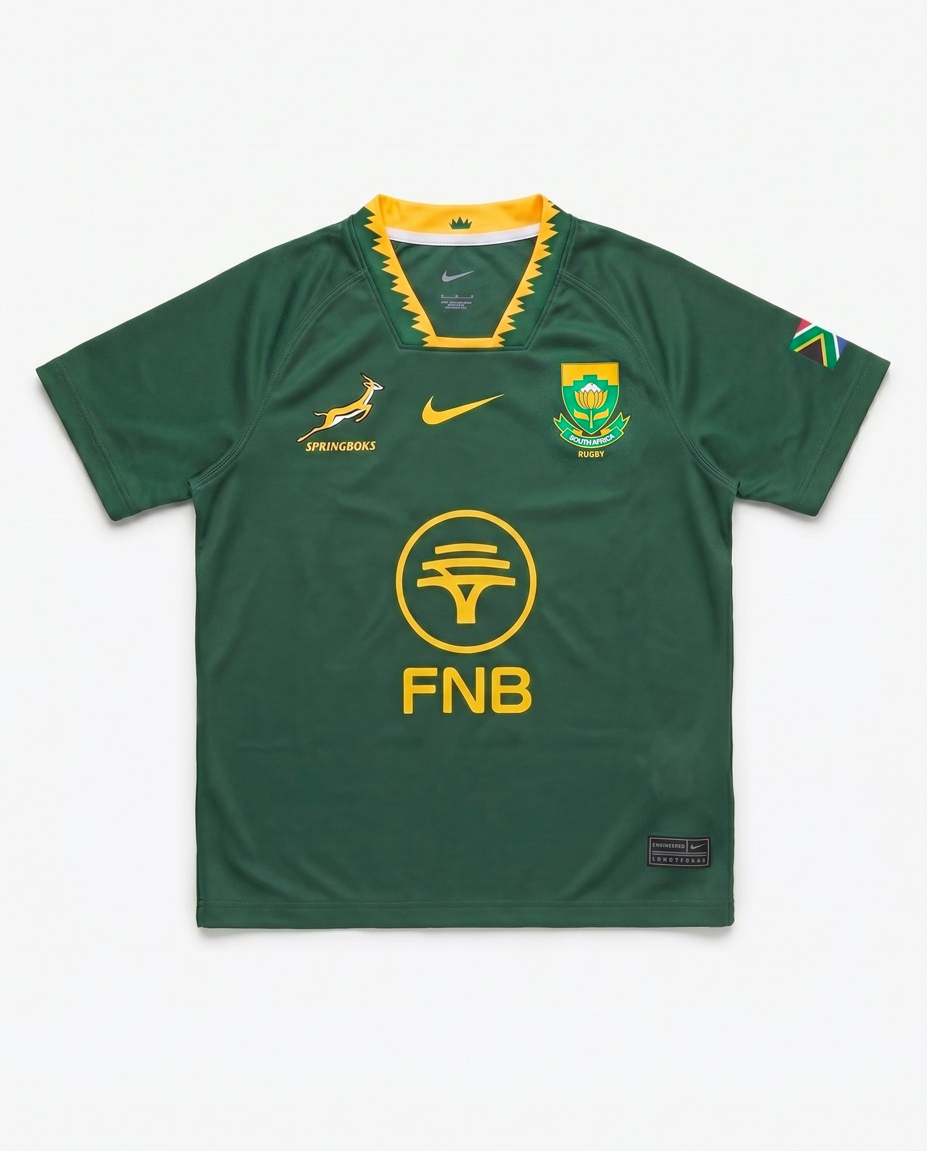 Springboks Nike 25/26 Stadium Fan Home Jersey Gorge Green