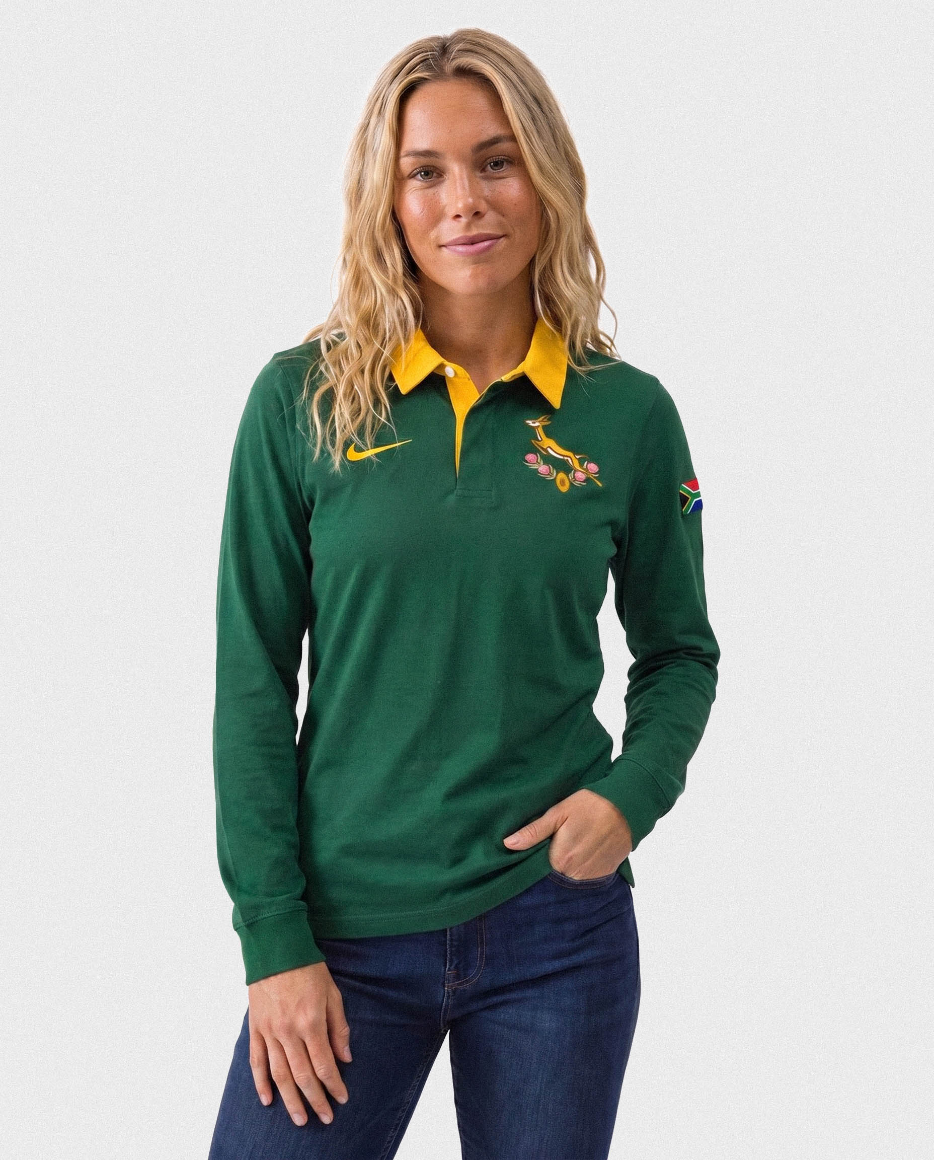 Springboks Nike Men's 25/26 Heritage LS Home Jersey