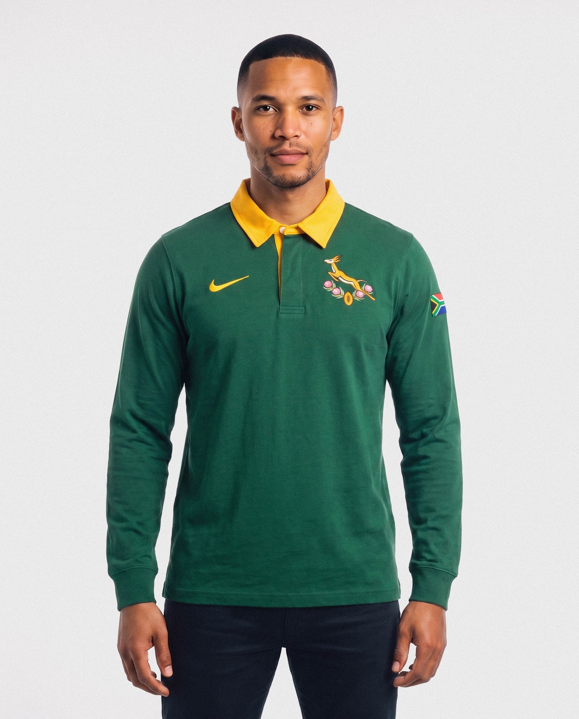 Springboks Nike Men's 25/26 Heritage LS Home Jersey