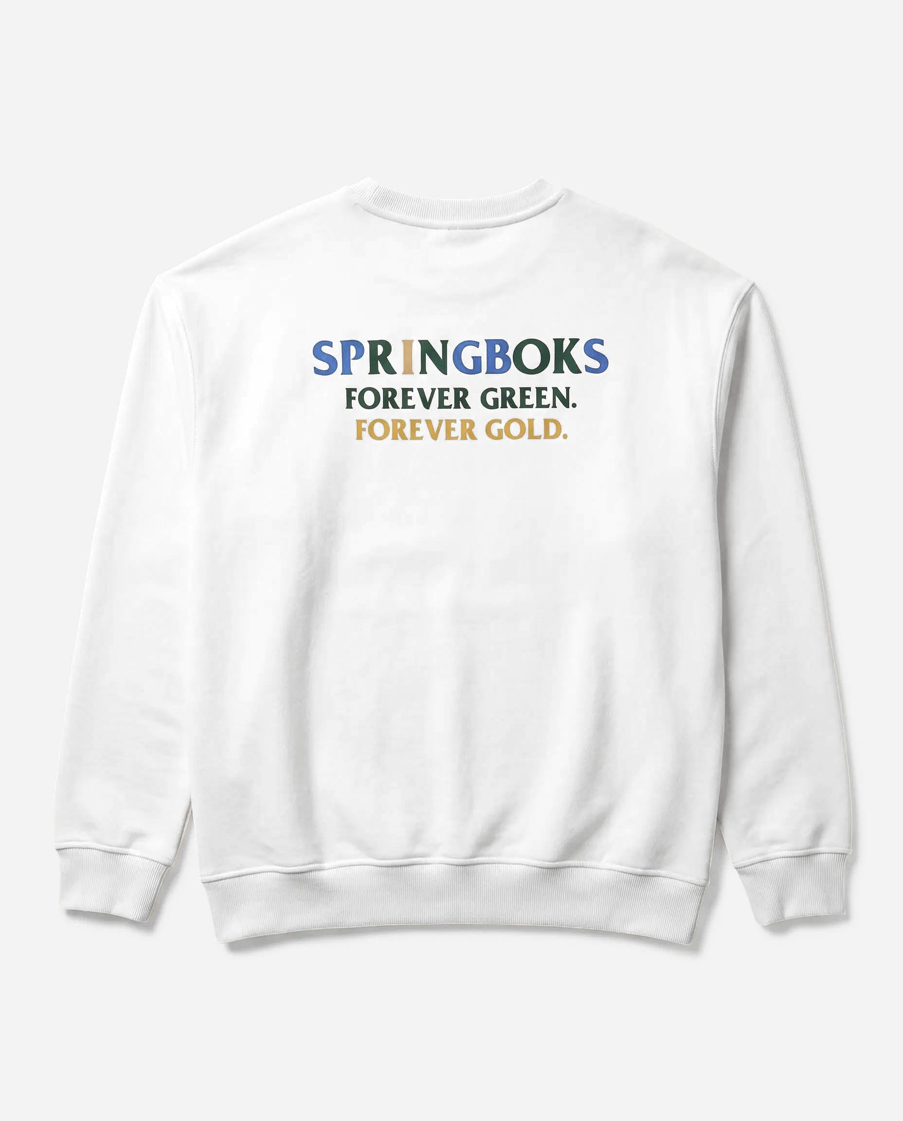 Springboks Styled up Crew Sweat-White