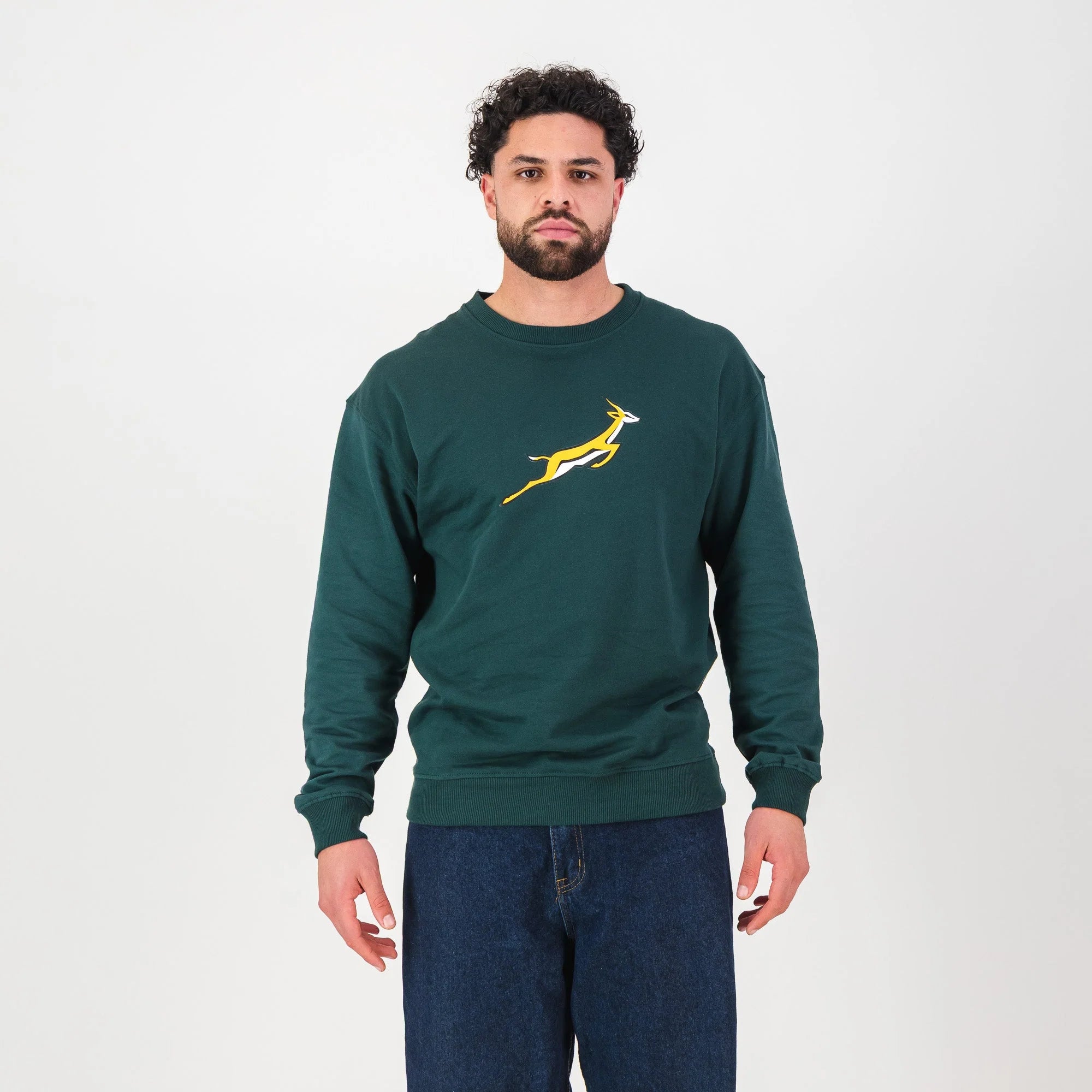 Springboks WL Crew Neck Sweat-OS Green