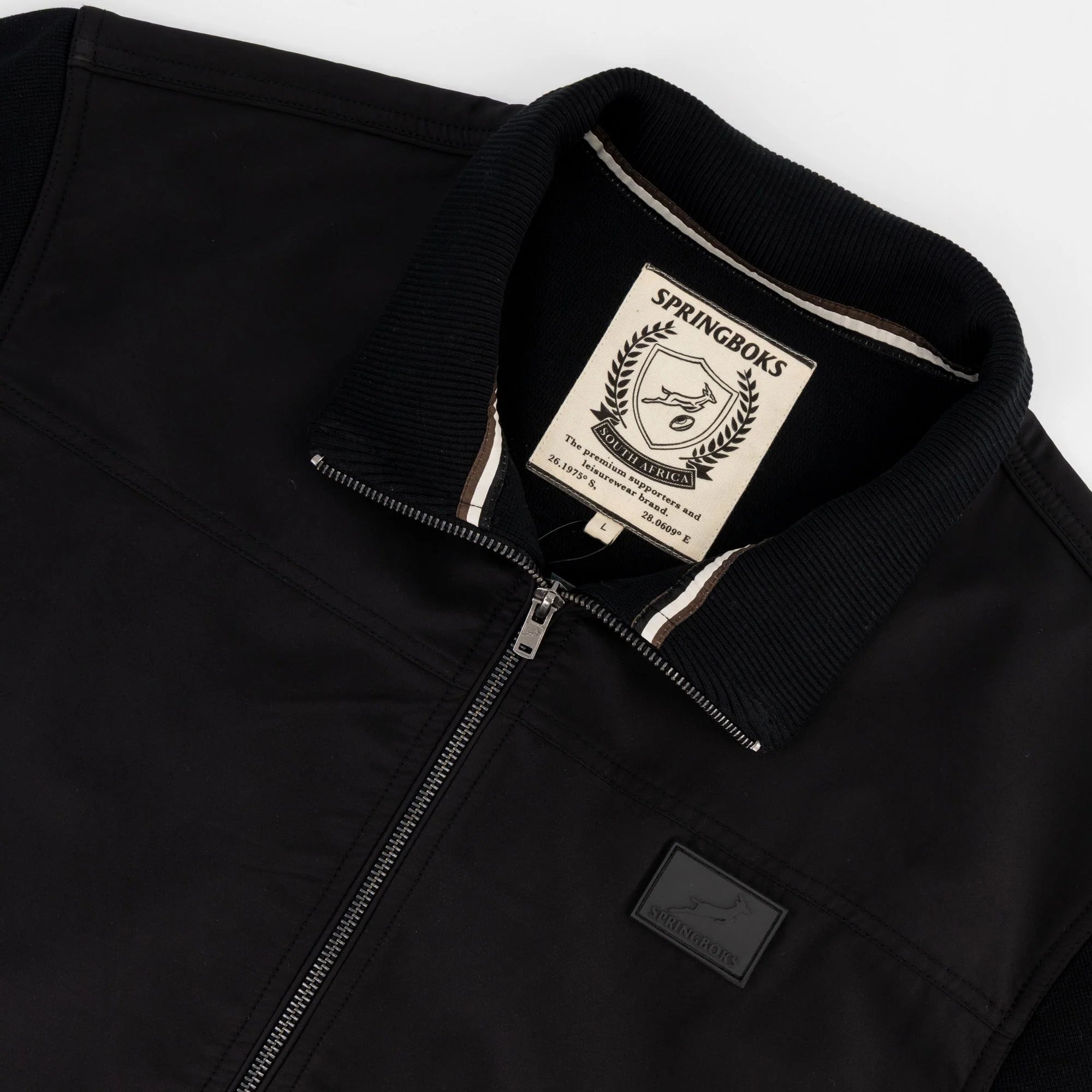 Springboks Premium Soft Shell Jacket-Black