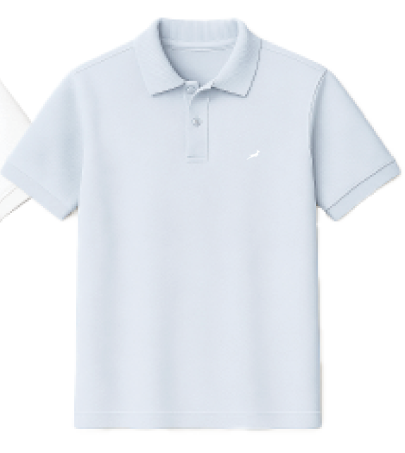 Springboks Contrast Embroidery Polo- Skyway