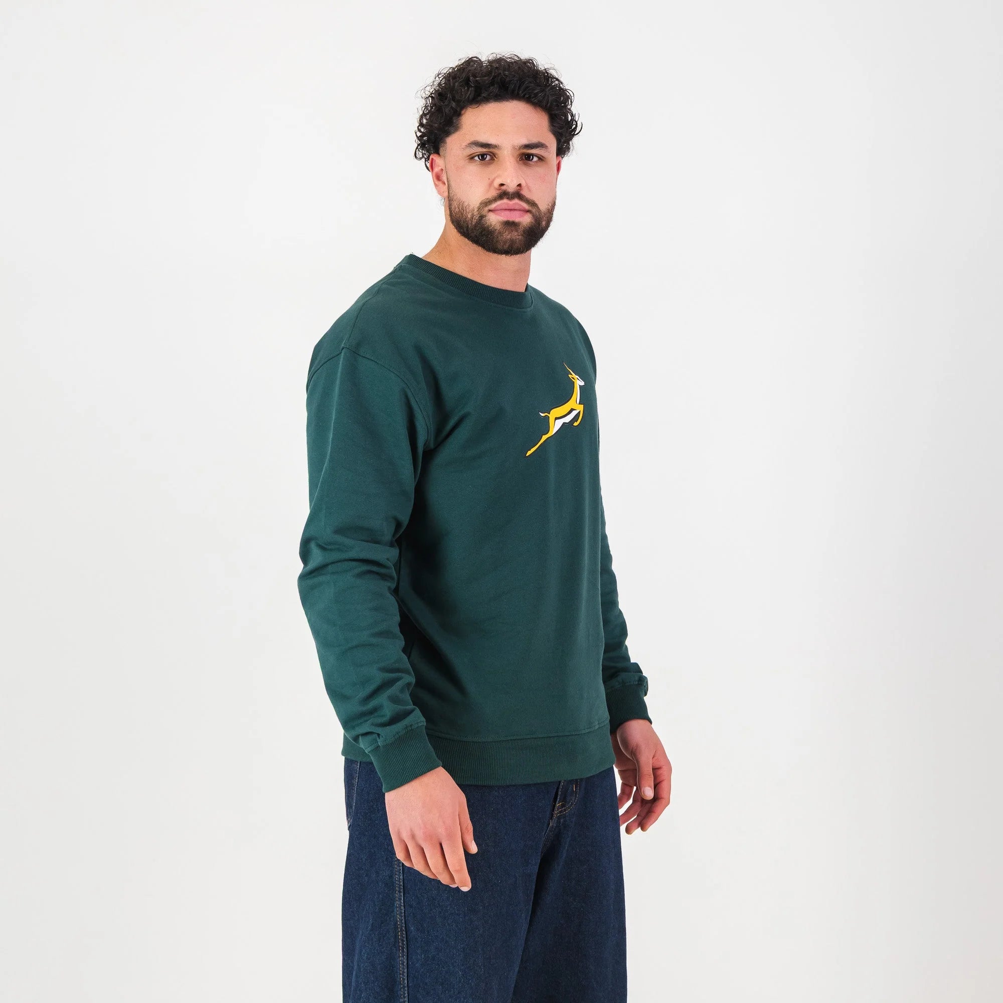 Springboks WL Crew Neck Sweat-OS Green