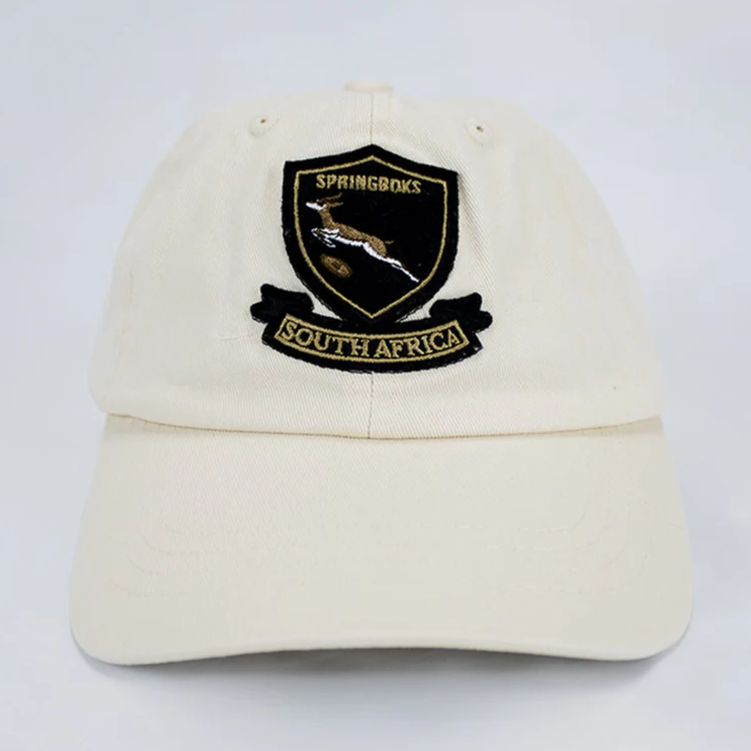 Springboks Shield Dad Cap-Ivory
