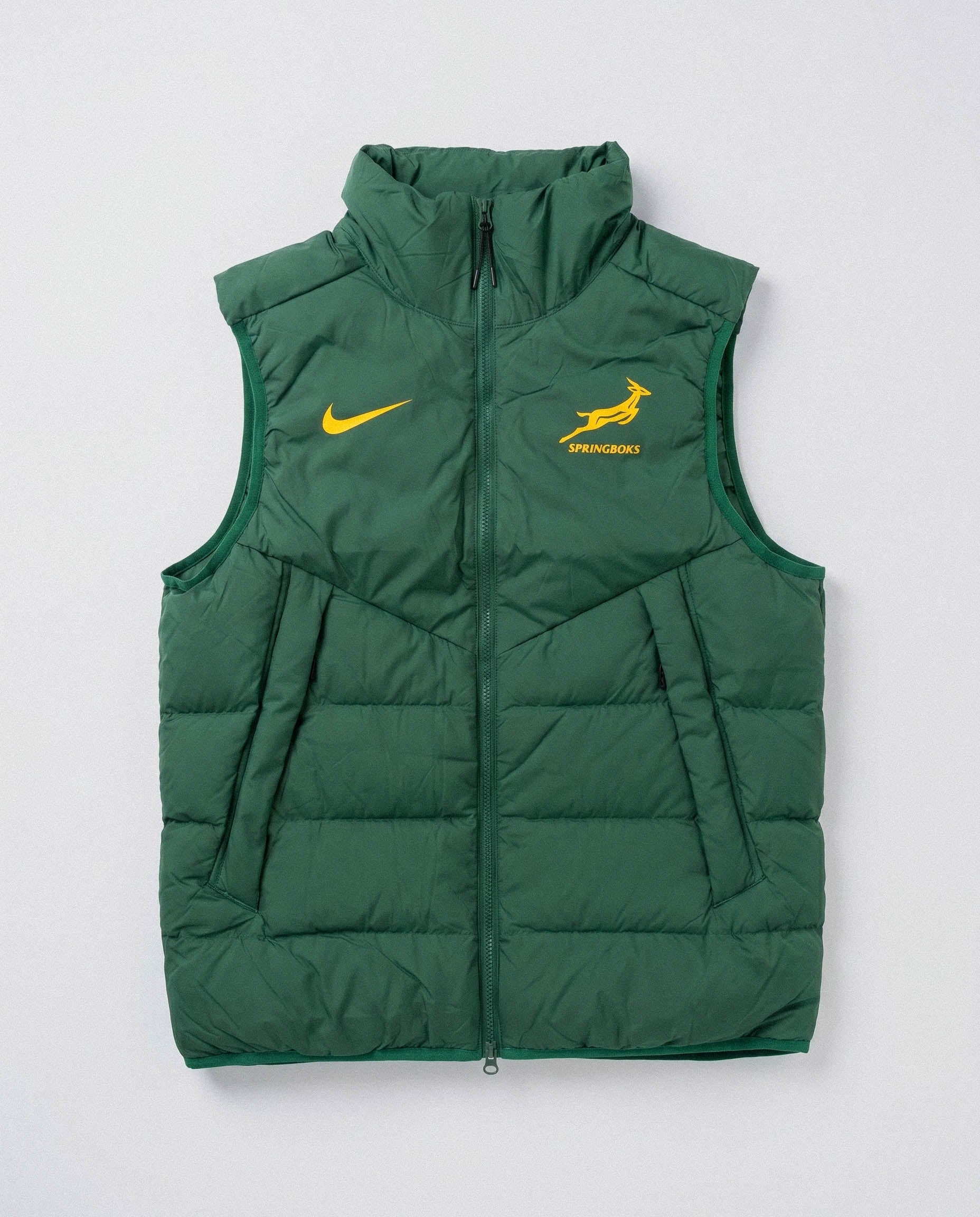 Springboks Nike Mens Sideline Fill Vest Gorge Green