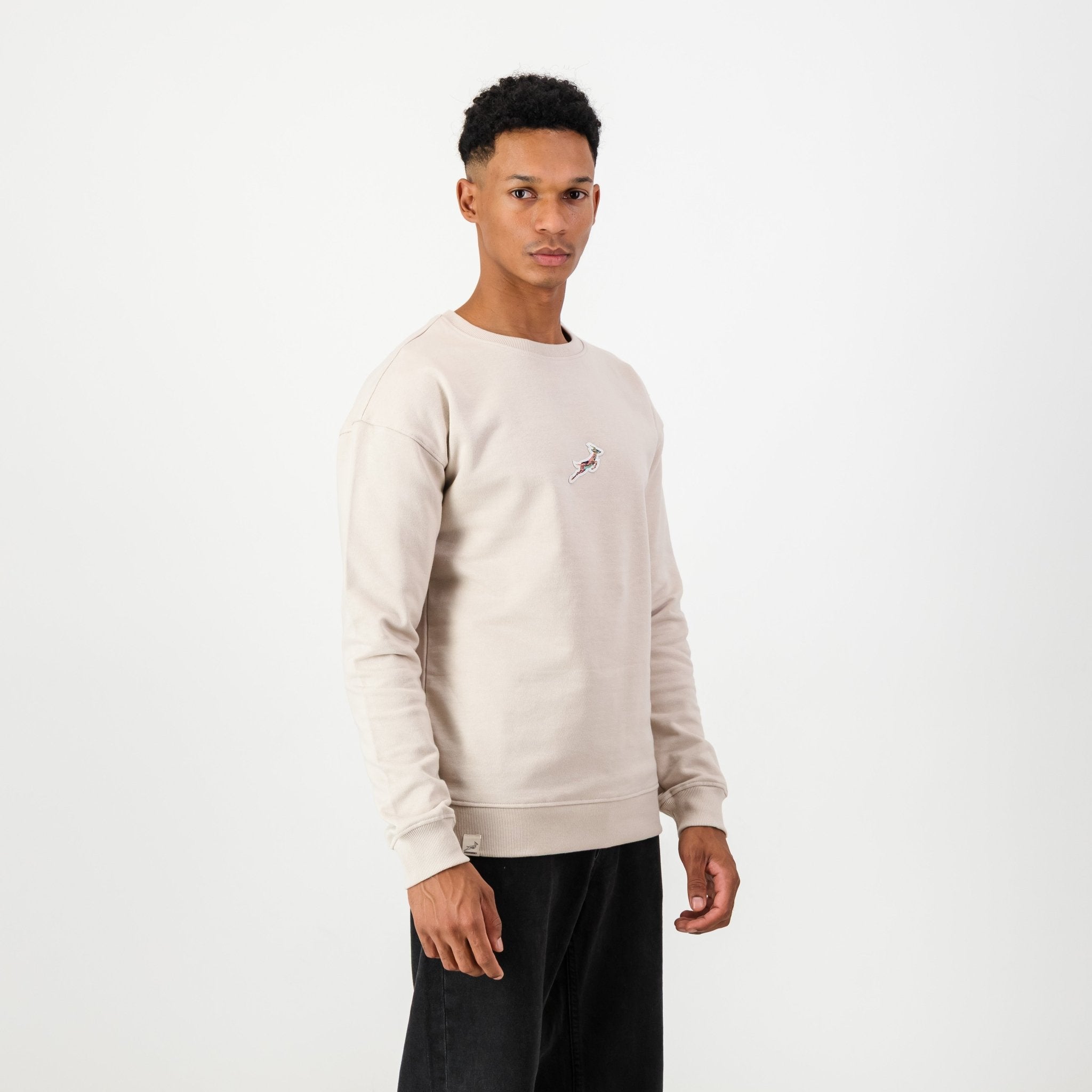 Springboks Colour Pop Sweat - Ivory - Old School