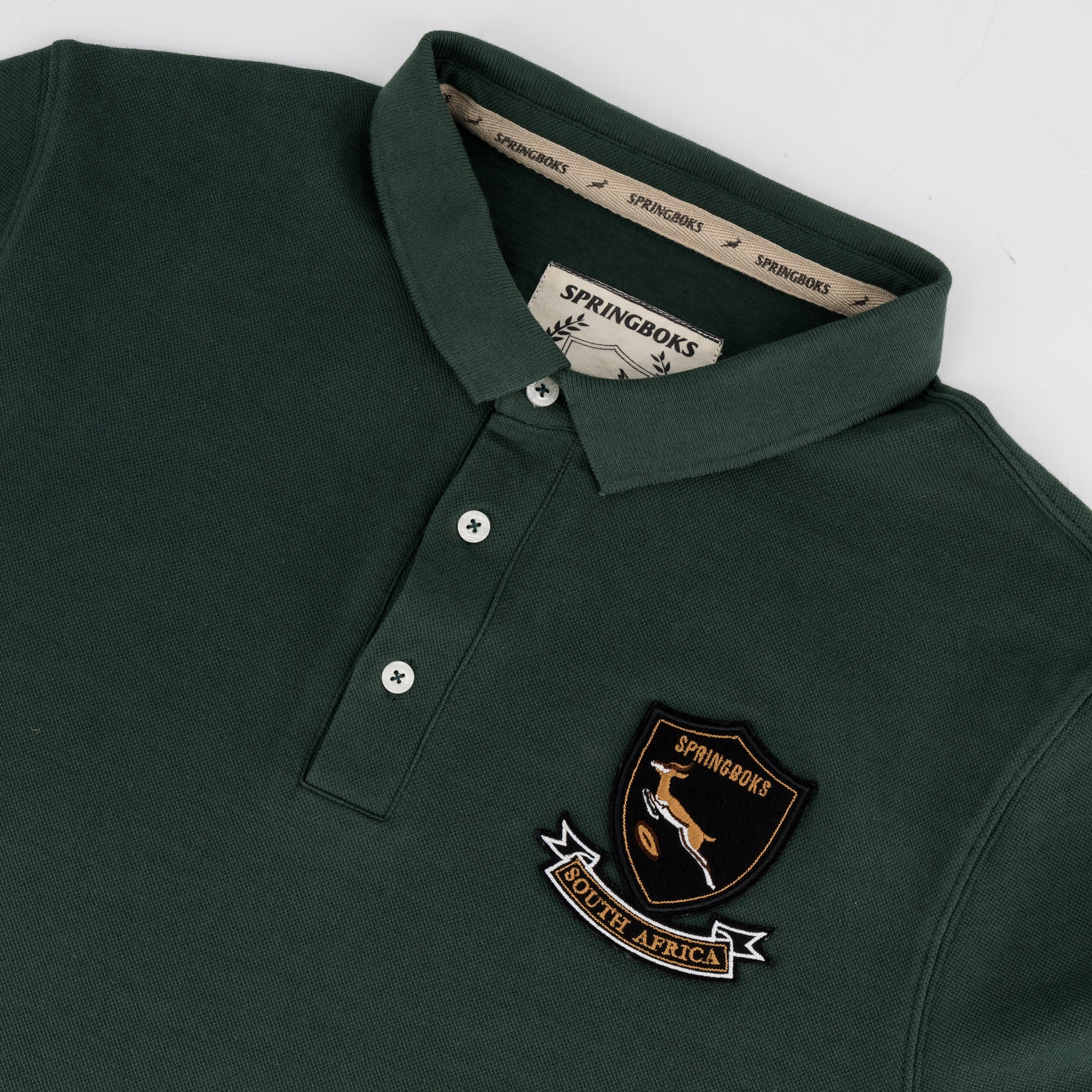 Springboks Shield SS Polo-OS Green