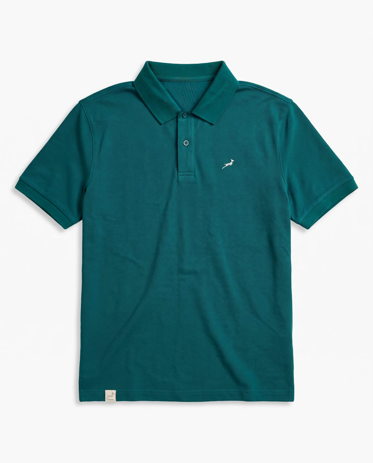 Springboks 3D Contrast SS Polo Teal