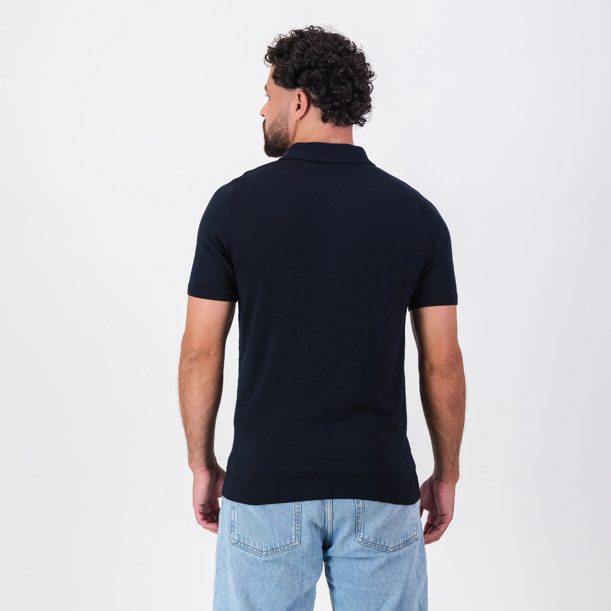 Springboks Diamond Textured Knit SS Polo