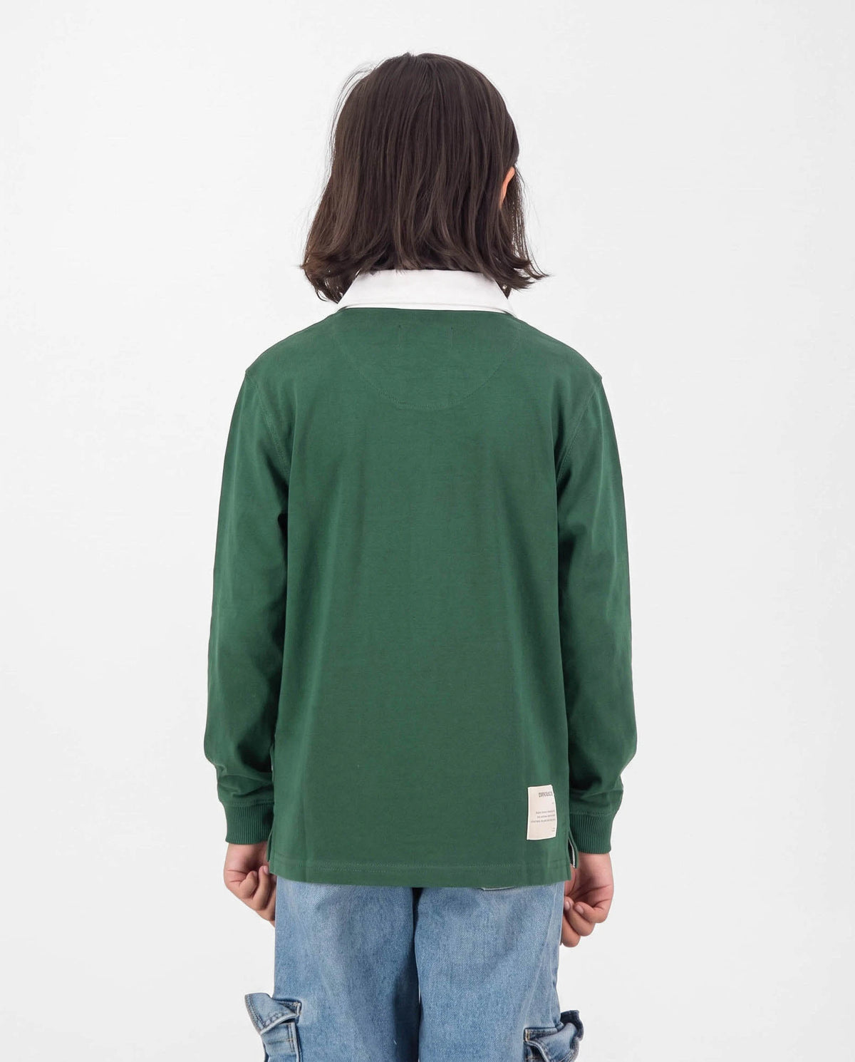 Springboks Kids LS Rugby Jersey Green