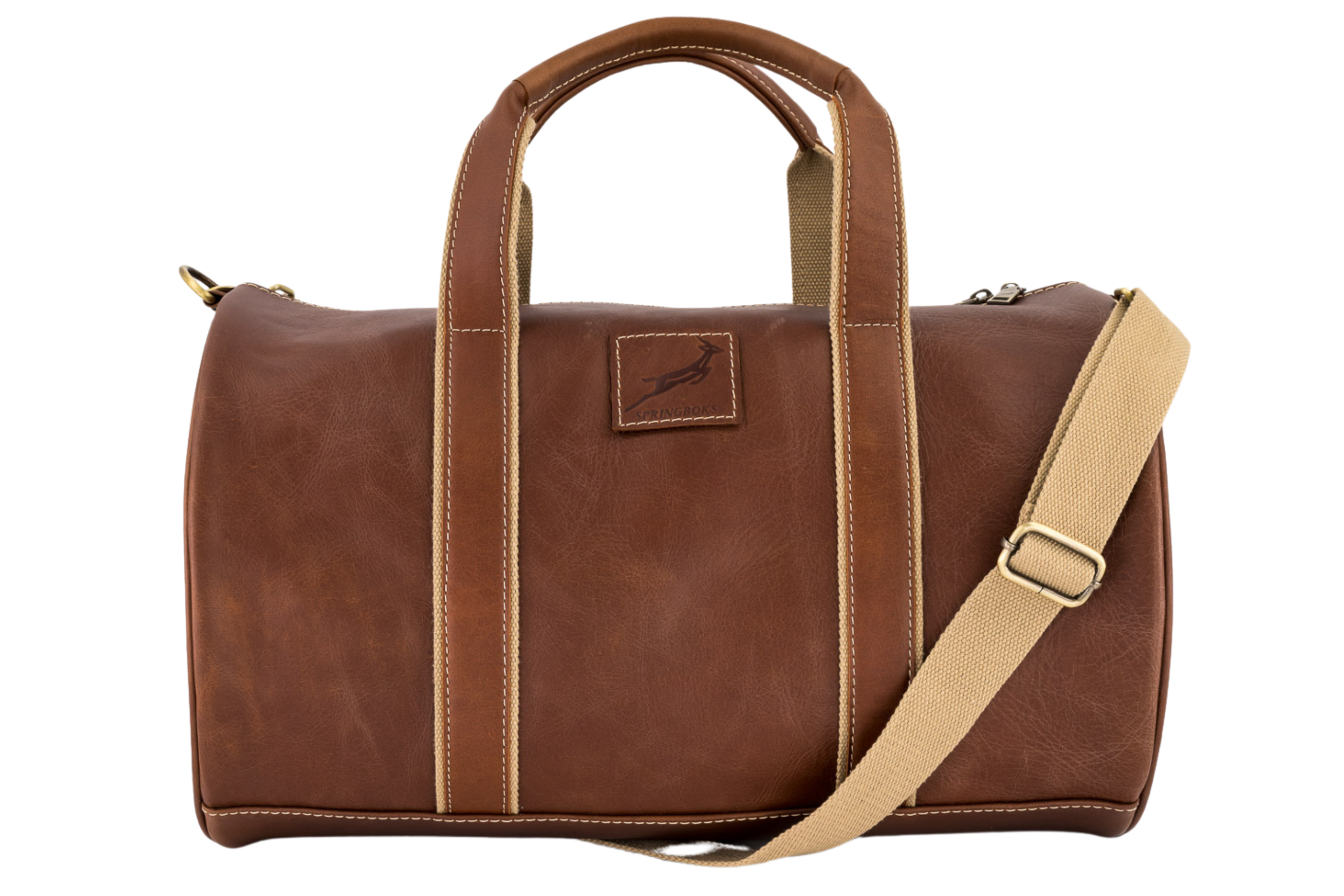 Springboks Golf Duffle Bag-Dark Brown