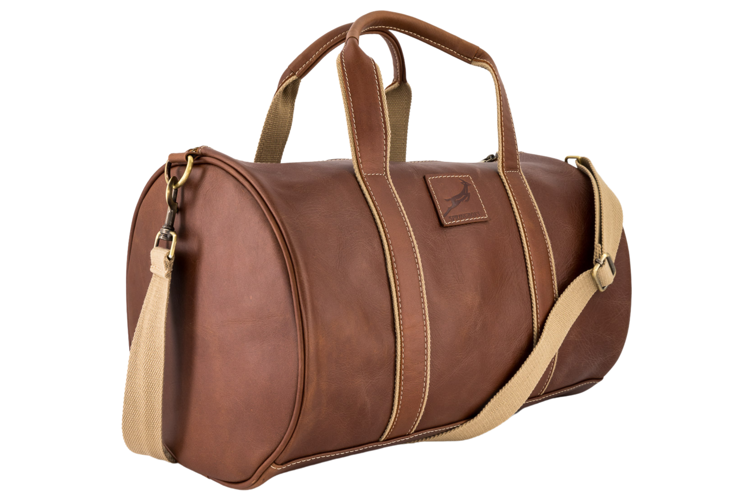 Springboks Golf Duffle Bag-Dark Brown