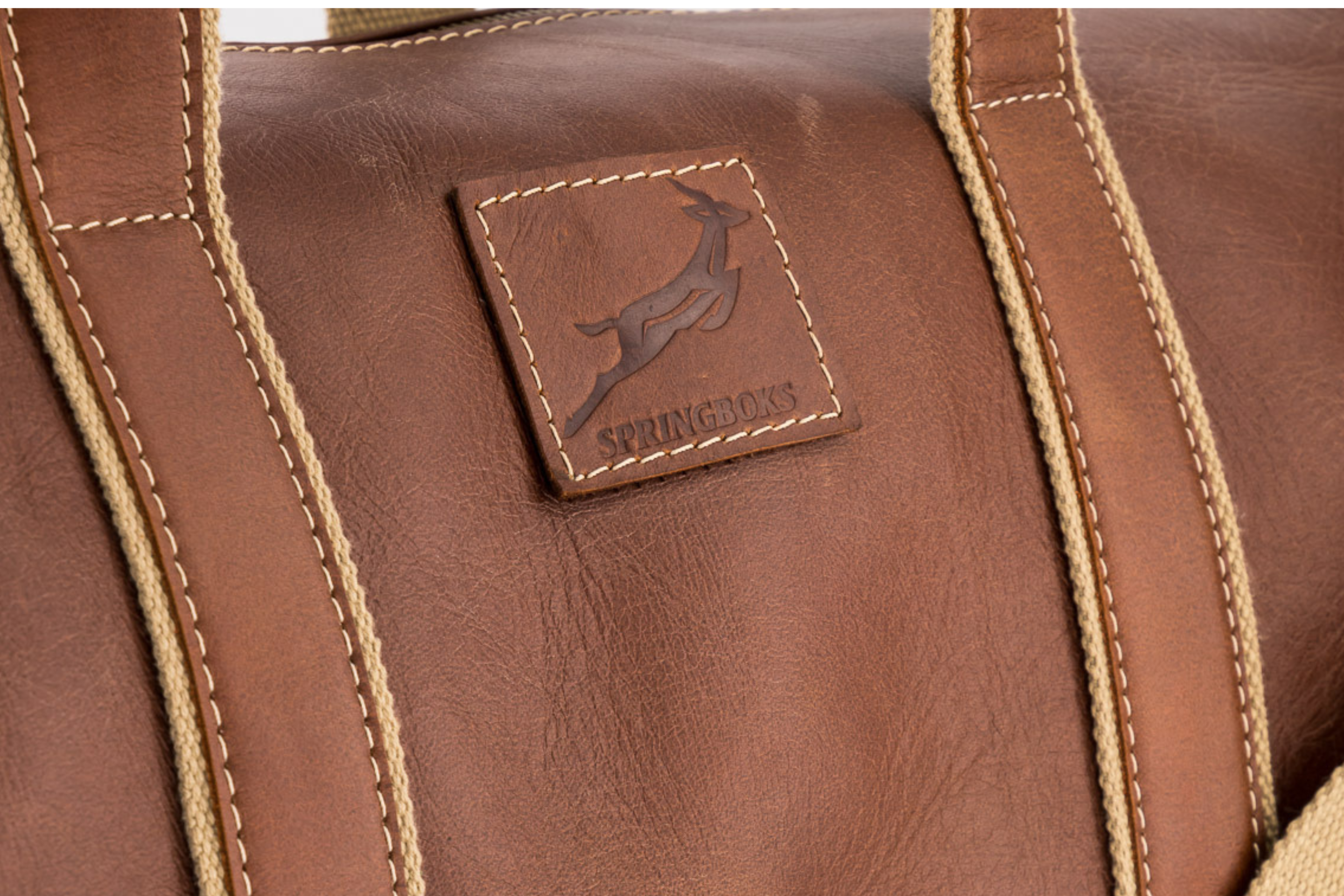 Springboks Golf Duffle Bag-Dark Brown