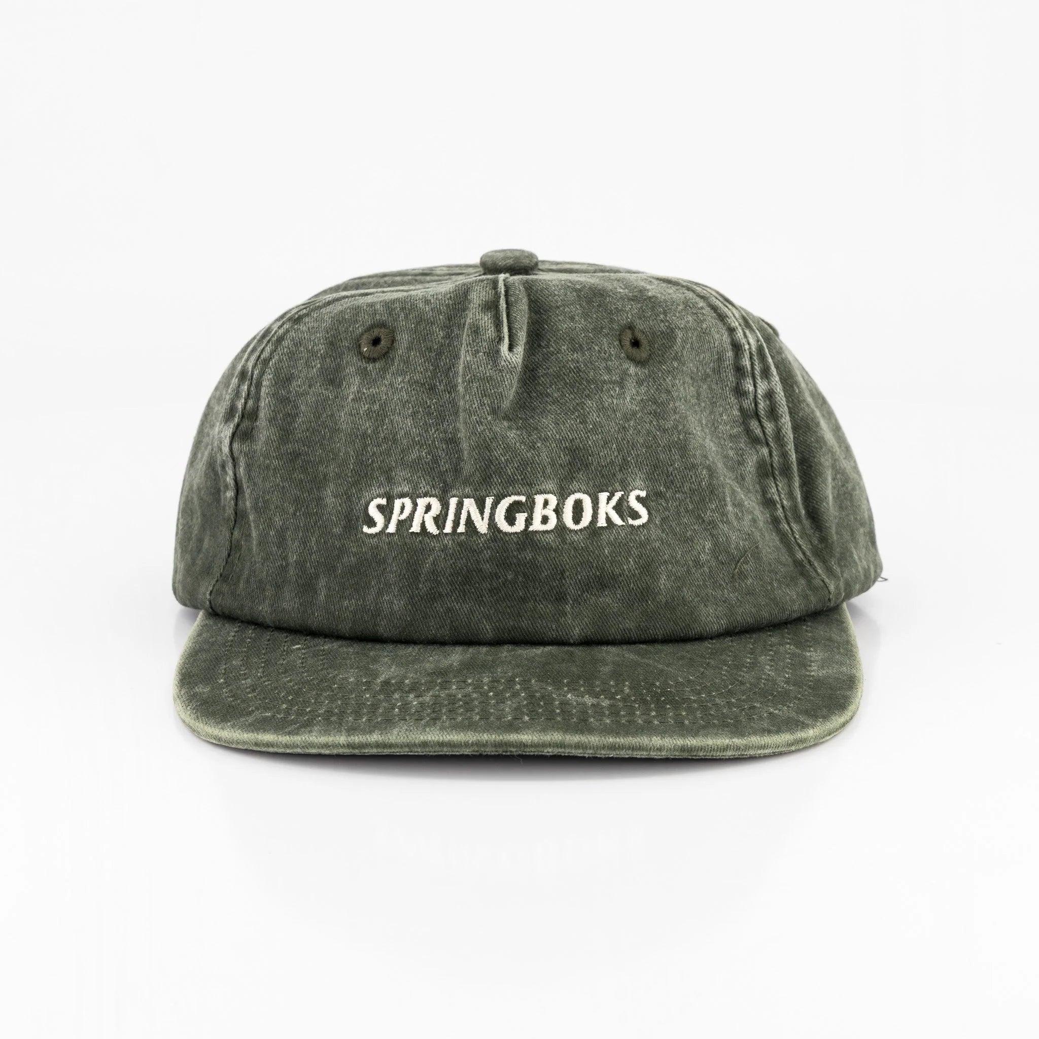 Springboks Satin Stitch Traditional Cap Green
