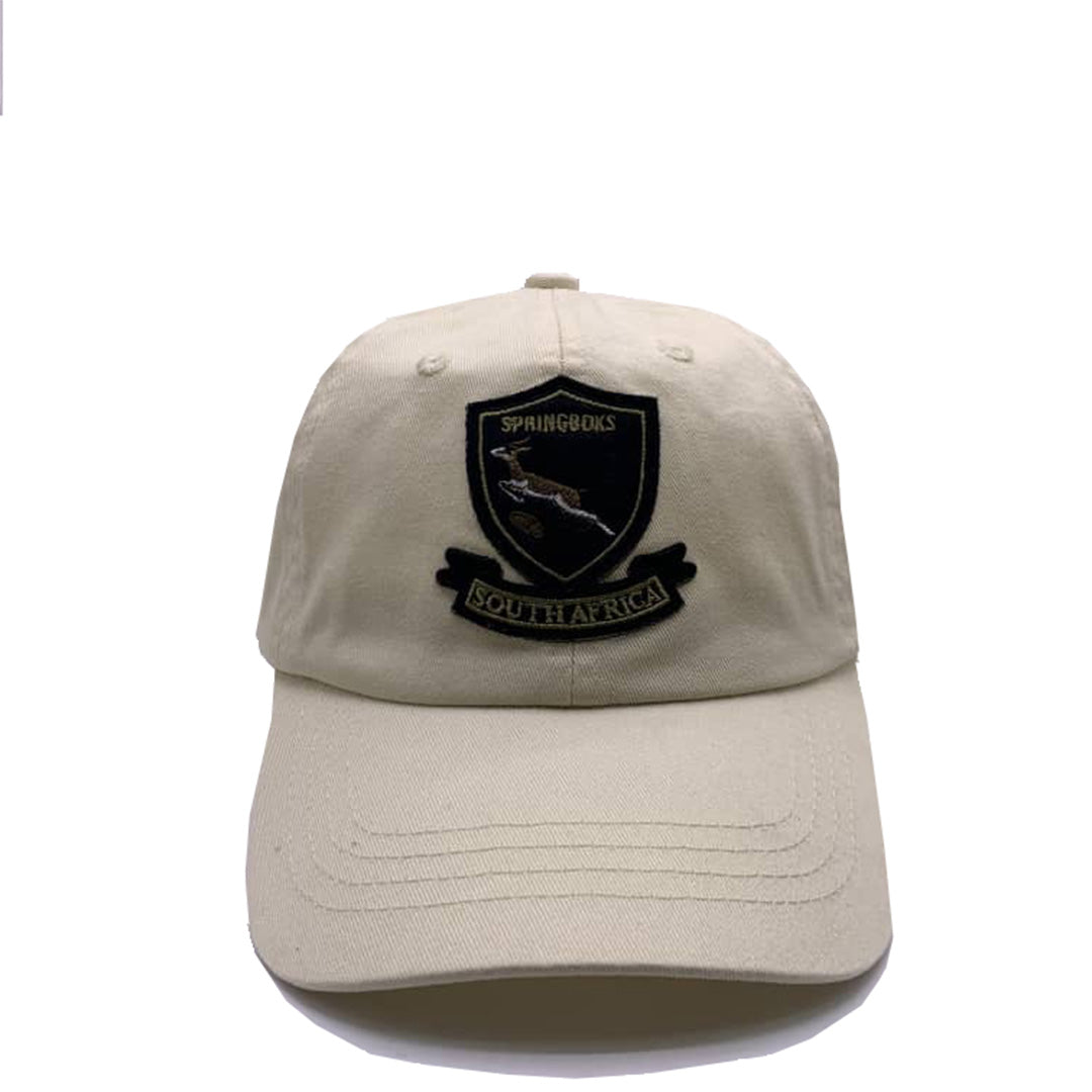 Springboks Shield Dad Cap-Ivory