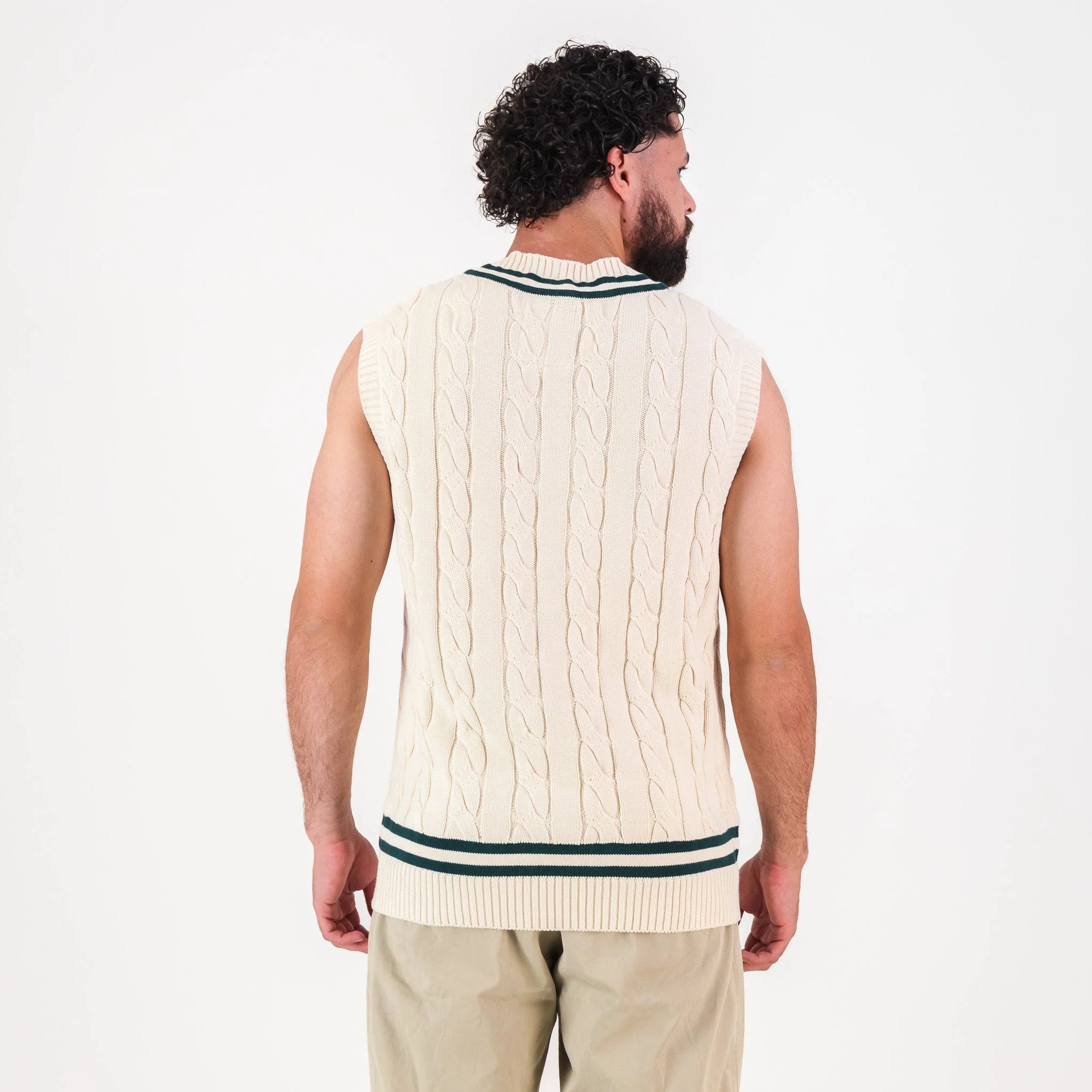 Springboks 95 Vest Knit- Ivory
