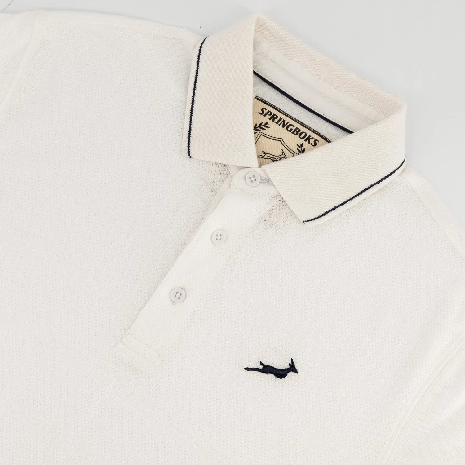 Springboks Golf SS Polo-White